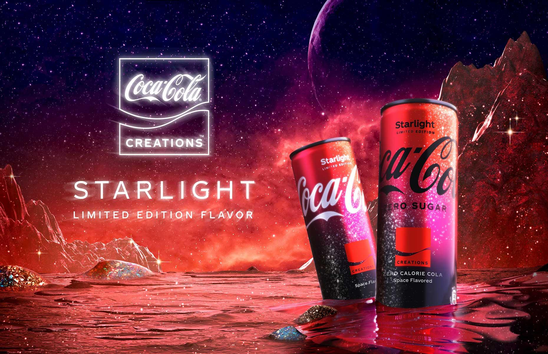 <p>Having conquered the world, Coca-Cola has got its sights set on other galaxies next... sort of. The drinks company is launching space-inspired Coca-Cola Starlight which it says, "combines great Coca-Cola taste with a dash of the unexpected, including a reddish hue. Its taste includes additional notes reminiscent of stargazing around a campfire, as well as a cooling sensation that evokes the feeling of a cold journey to space." It'll be available for a limited time only across North America and in select countries globally.</p>  <p><strong><a href="https://www.lovefood.com/galleries/109187/sodas-america-adored-the-decade-you-were-born">Check out sodas America adored the decade you were born</a></strong></p>