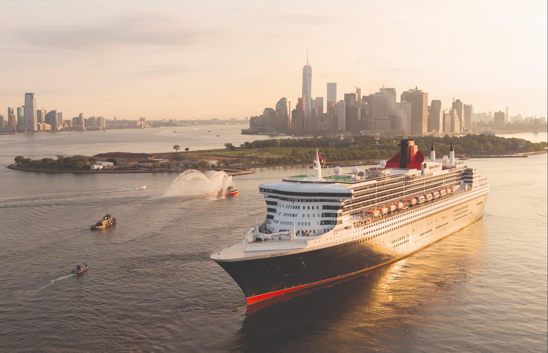 <p>Cunard’s flagship <a href="https://www.cunard.com/en-gb/cruise-ships/queen-mary-2/9">Queen Mary 2</a> exudes classic style and elegance. Designed by a team of British naval architects, the traditional ocean liner has a long, sleek bow that makes her ideal for transatlantic crossings. Its black hull, red stripe, distinctive red-and-black funnel crown and bright white decks evoke the appearance of ocean liners of a bygone era.</p>  <p><a href="https://www.loveexploring.com/galleries/104011/incredible-images-of-cruising-through-the-ages?page=1"><strong>Take a look at these nostalgic images of cruising through the ages</strong></a></p>