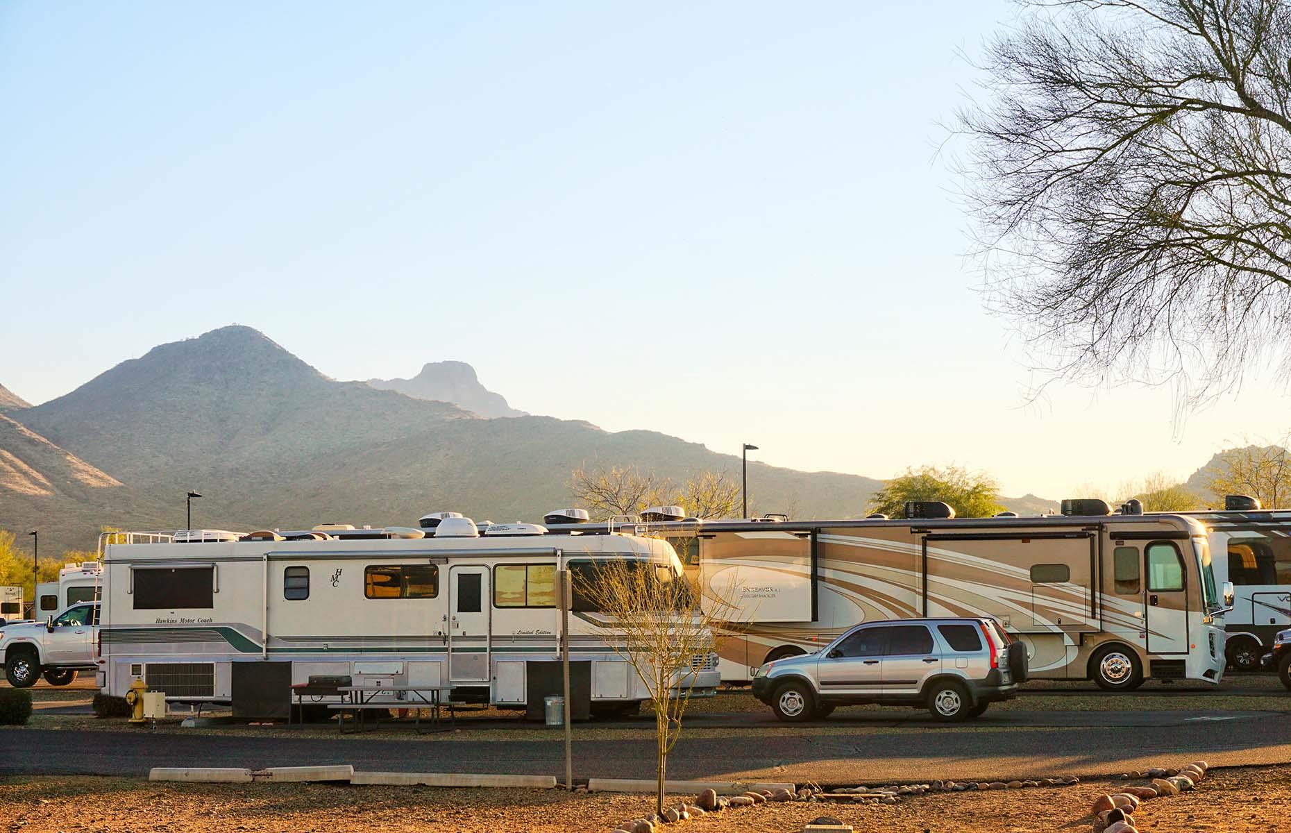 <p>In fact, the popularity of the RV vacation surged so much that rental company RVshare <a href="https://www.lonelyplanet.com/articles/rv-travel-trend">cited a 1,000% increase</a> in bookings from April to mid-May in 2020. This renewed appeal led to packed-out campsites (most also had limits on capacity) and crowded national parks, as providers struggled to cope with demand. This 2021 photo shows a busy RV site in Scottsdale, Arizona.</p>  <p><strong><a href="https://www.loveexploring.com/galleries/77699/rv-heaven-the-best-place-to-stay-in-every-state-with-your-motorhome">Here's the best place to stay with a RV in every US state</a></strong></p>