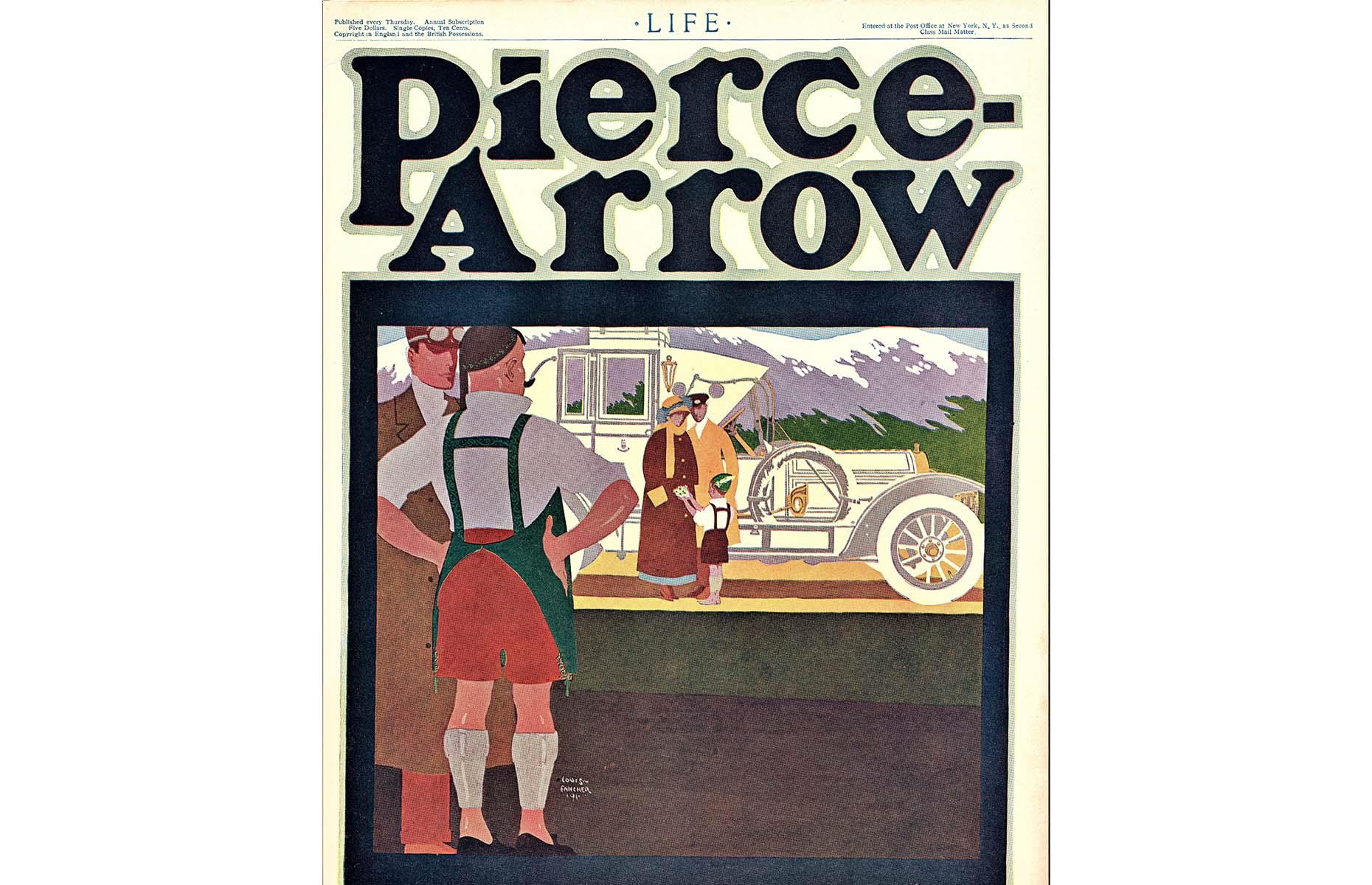 <p>Often pegged as the first-ever RV, the Pierce-Arrow Touring Landau debuted in 1910. Only the richest in society could afford this whizzy automobile, which included a fold-out bed, a stow-away sink and a chamber-pot toilet. This magazine advert dates to 1911.</p>  <p><strong><a href="http://bit.ly/3roL4wv">Love this? Follow our Facebook page for more travel inspiration</a></strong></p>