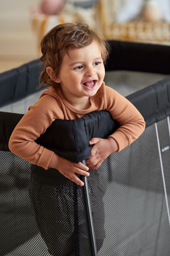 <p><strong>£247.00</strong></p><p><a href="https://www.babybjorn.co.uk/travel-cot/travel-cot-light/?attribute_pa_color=sort&attribute_pa_material=mesh-incl-fitted-sheet">Shop Now</a></p><p>If you're a frequent flyer with cash to spare, this brilliant travel cot from premium Swedish brand <a href="https://www.babybjorn.co.uk/">BabyBjörn</a> is one of the best portable beds for bubbas that we've tried. Yes, it's at the pricier end of the spectrum, but it assembles in seconds, is incredibly light to carry and the accompanying mattress is just the right thickness to keep your tot cosy all night long. Best of all we love that it collapses down into a briefcase shape, making it much easier to carry on planes and trains compared to traditional bulkier travel cots.</p><p><strong>Dimensions</strong>: 82 x 112 x 64 cm <strong>Folded size</strong>: 49 x 60 x 14 cm<strong>Weight</strong>: 6kg (including carry bag)</p>