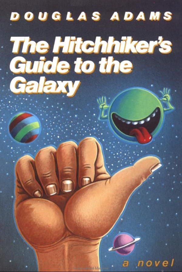 <p>In the same vein, Musk read "The Hitchhiker's Guide to the Galaxy" as a teenager and has even <a href="https://www.businessinsider.com/elon-musk-loved-the-spaceship-from-hitchhikers-guide-to-the-galaxy-2015-6">said the spacecraft in it is his favorite sci-fi spacecraft</a>.</p><p><strong><a href="https://www.amazon.com/Hitchhikers-Guide-Galaxy-Douglas-Adams/dp/0345391802" rel="nofollow sponsored">Buy it here >></a></strong></p>