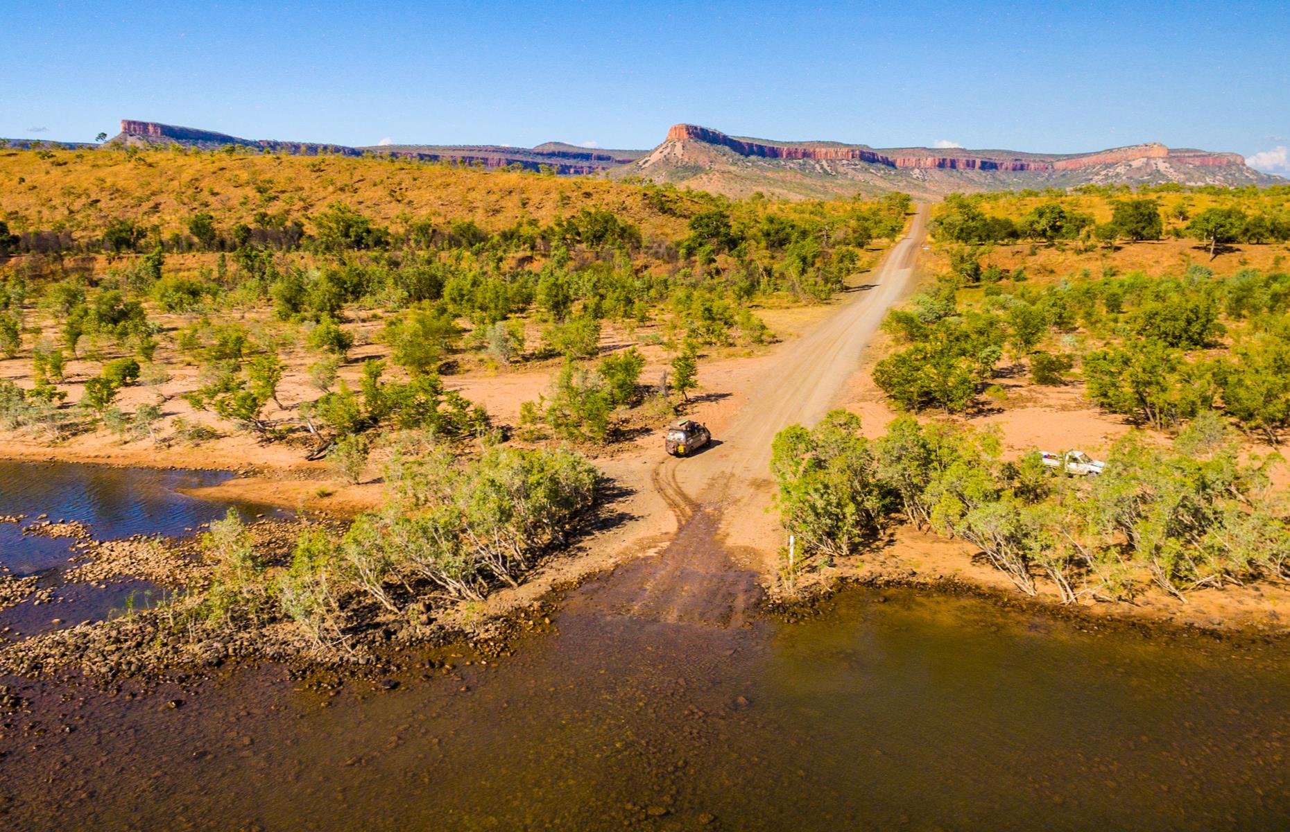 <p>The 410-mile (660km) <a href="https://www.australia.com/en-gb/trips-and-itineraries/broome-and-surrounds/the-gibb-river-road-itinerary.html">Gibb River Road</a> is one of Australia’s most legendary four-wheel drive routes, cutting through some of its most remarkable scenery. Accessible only between April and October, the challenging track (which has been sealed in sections recently) is a short cut between Derby in the west Kimberley and Kununurra in the east, taking drivers into the heart of the northern Kimberley plateau. You can do the full route, best taken over 12 days, or explore parts on a long weekend.</p>
