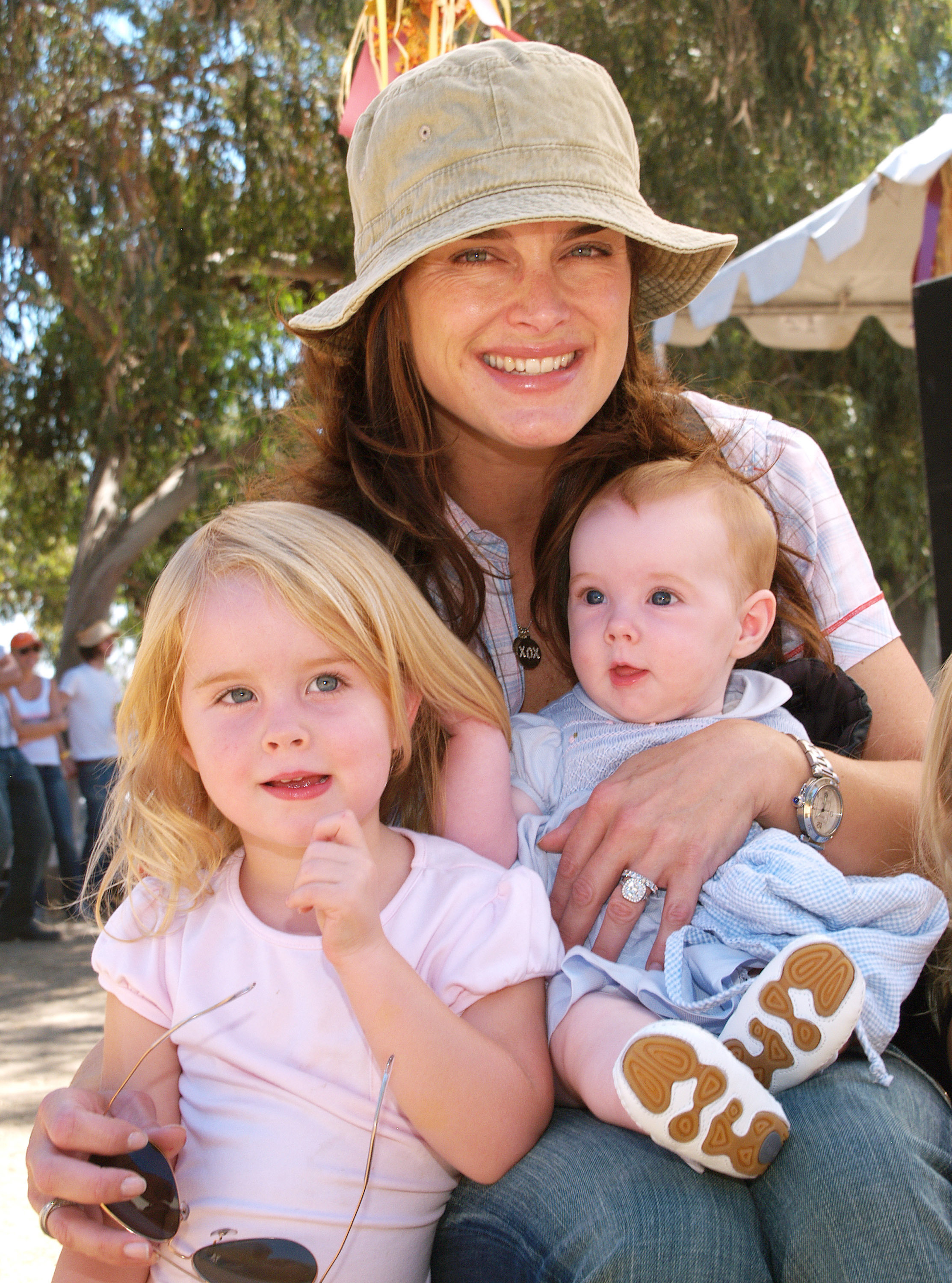 <p><a href="https://www.wonderwall.com/celebrity/profiles/overview/brooke-shields-426.article">Brooke Shields</a> brought her daughters -- then-3-year-old Rowan Henchy and then-5-month-old Grier Henchy -- to the Promises Foundation's First Annual Family Fun Festival and Polo Match in September 2006.</p>