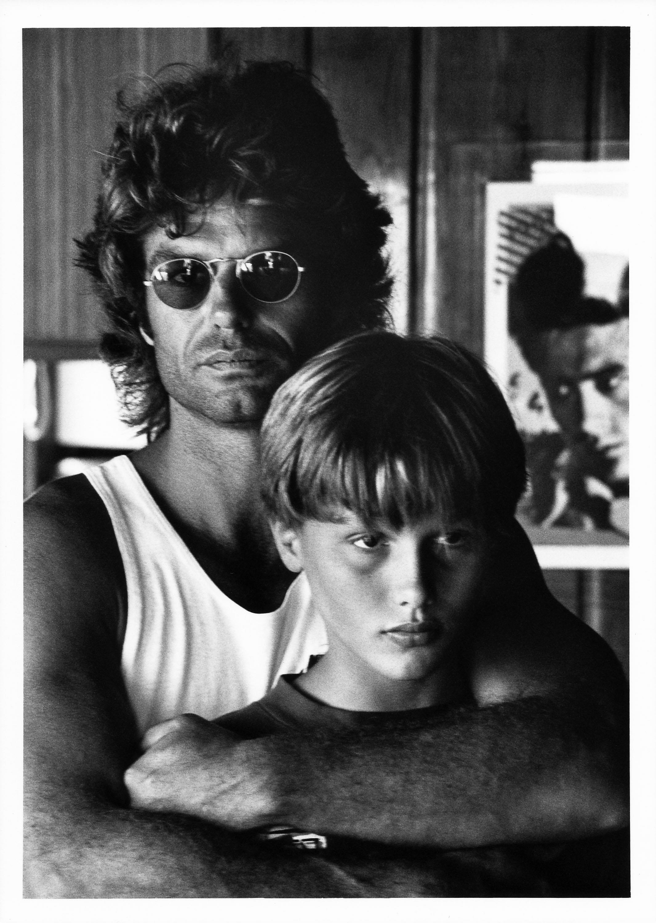 <p>Harry Hamlin welcomed son Dimitri with Swedish actress Ursula Andress after they began a relationship while co-starring in "Clash of the Titans." The "Mad Men" actor and his son are seen here in Malibu on Aug. 1, 1993, when Dimitri was 13.</p>