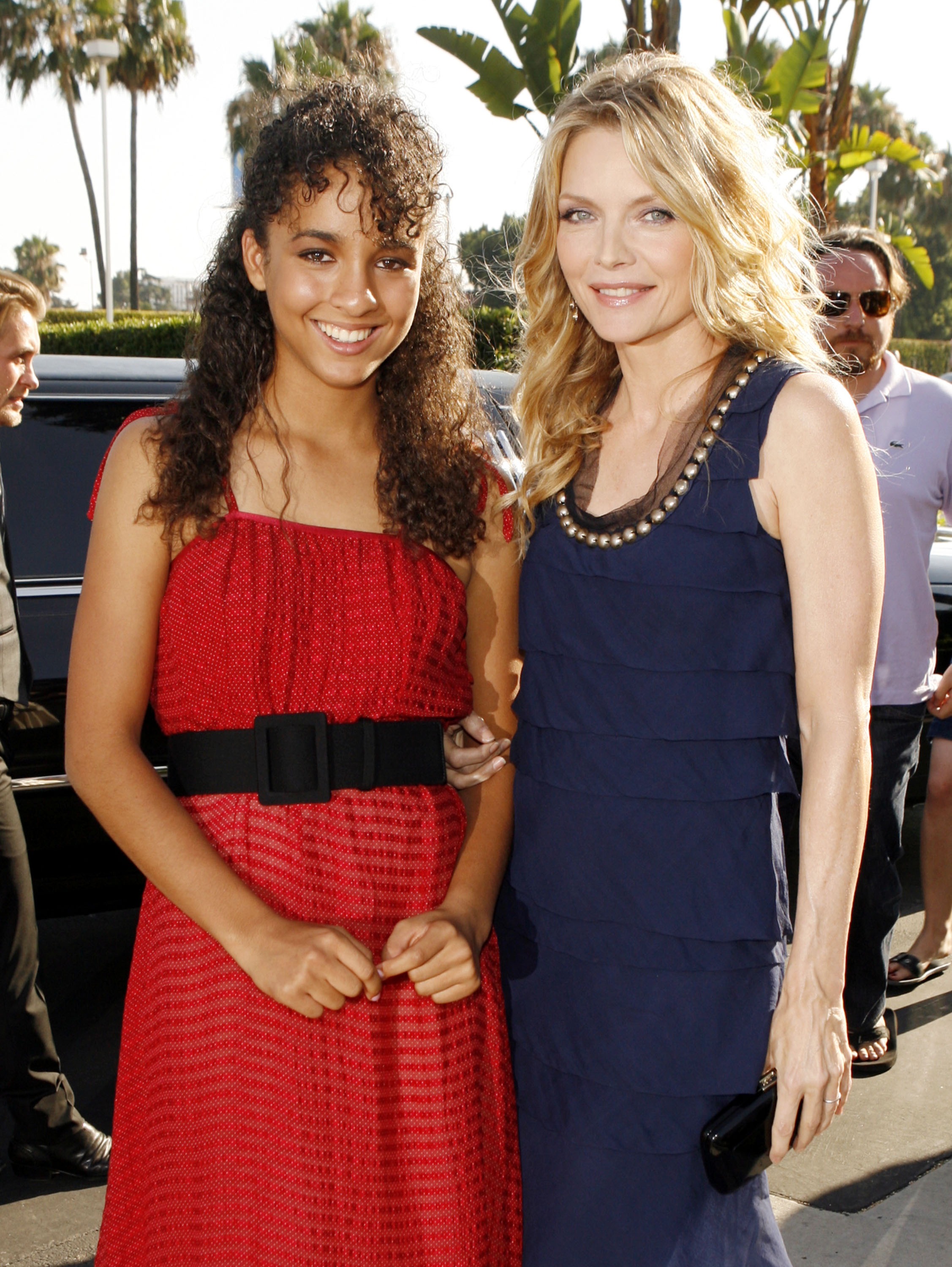 <p>Michelle Pfeiffer attended the July 2007 premiere of her film "Stardust" with daughter Claudia Rose Kelley, then 14.</p>