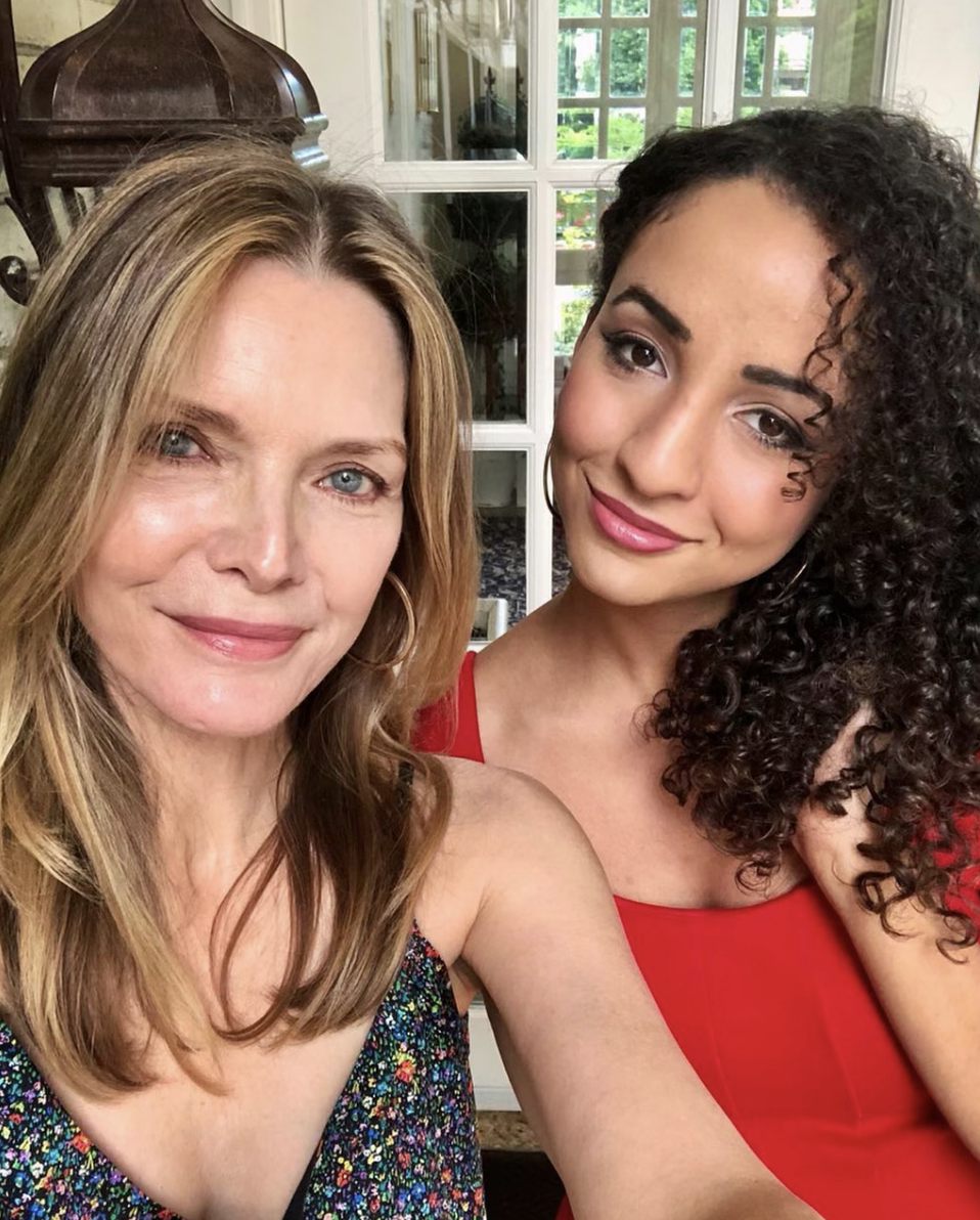 <p>Actress Michelle Pfeiffer posted this <a href="https://www.instagram.com/p/CQR1E91px1X/">selfie</a> with daughter Claudia Rose Kelley (who was born in 1993) on Instagram in June 2021, captioning it, "Out on the town with my girl." Claudia hasn't pursued a Hollywood career like Michelle and dad David E. Kelley, the award-winning writer-producer. (The couple also have a son, John Henry Kelley.) It appears Claudia is actually an Ivy League academic: <a href="https://www.thethings.com/michelle-pfeiffer-daughter-claudia-rose-actress-facts/">TheThings</a> reported that she appears to have earned her bachelor's degree in Slavic languages and literatures at Princeton University before earning a master's in Russian literature from Columbia University, where she's now teaching and working on a doctorate.</p>