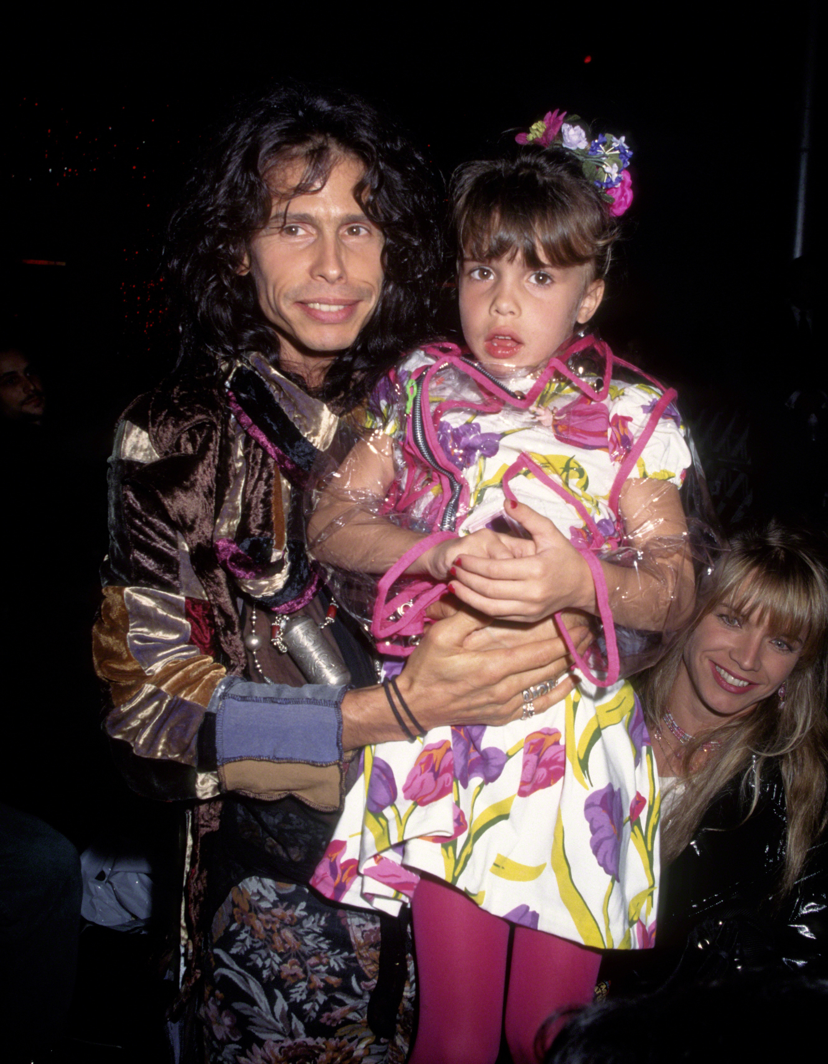 <p>Steven Tyler, then-wife Teresa Barrick and daughter Chelsea Tyler attended one of designer Betsey Johnson's fashion shows in New York City in 1994 when little Chelsea was about 5 years old.</p>
