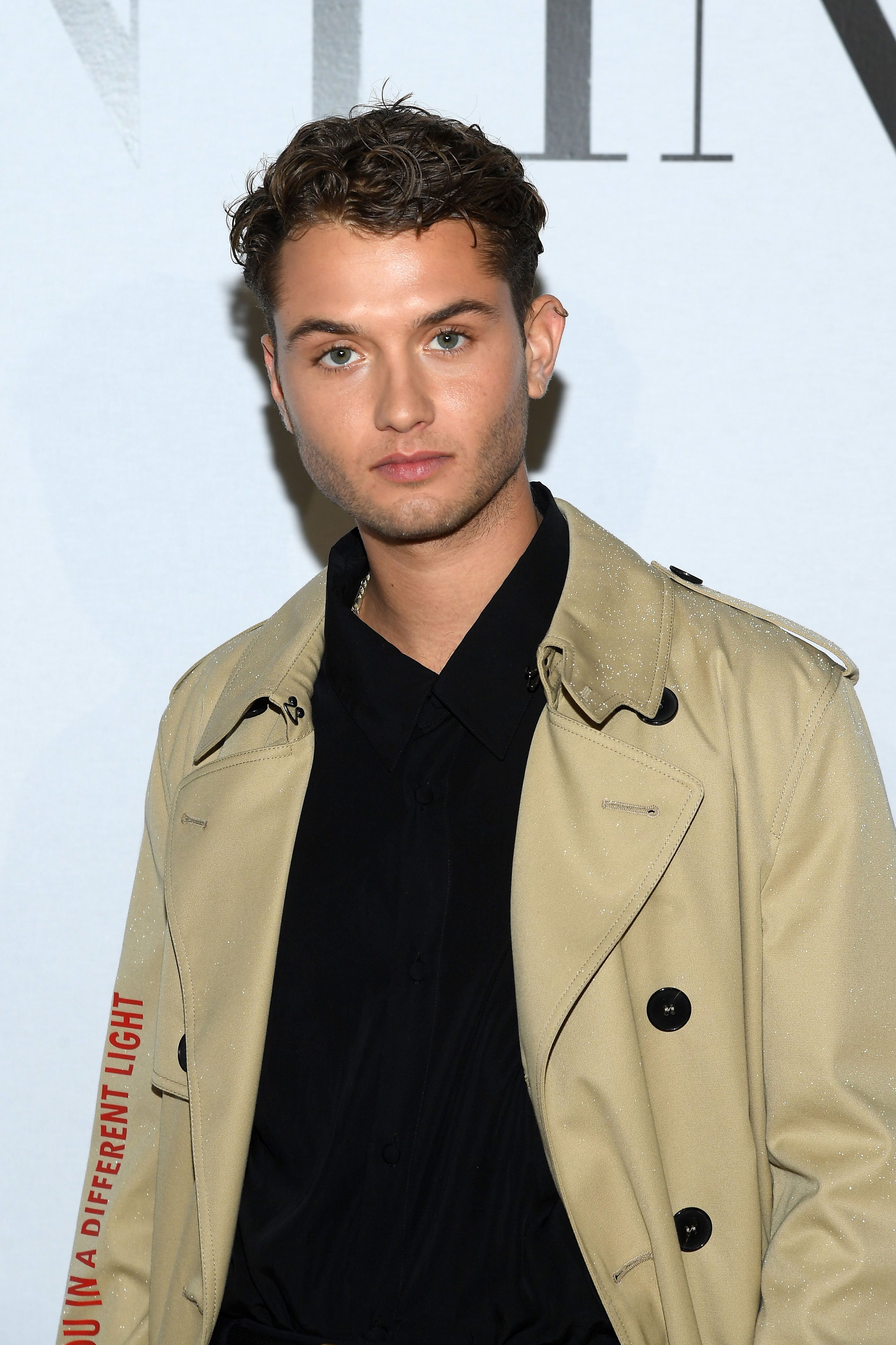 <p>Rafferty Law (who was born in 1996) grew up to be a model like his mom. He's seen here at the Valentino Menswear Fall/Winter 2020-2021 show during Paris Fashion Week on Jan. 15, 2020.</p>