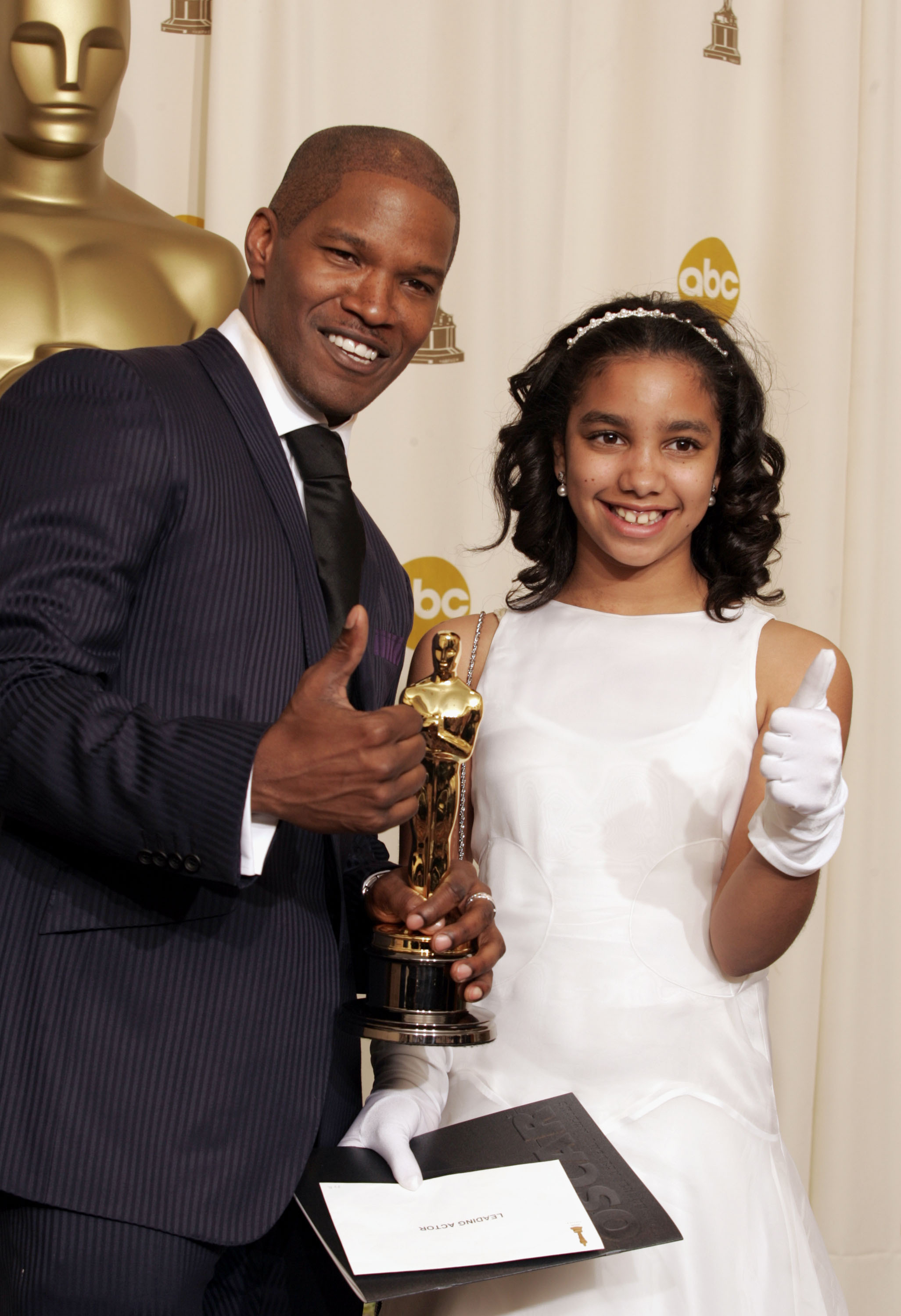 <p><a href="https://www.wonderwall.com/celebrity/profiles/overview/jamie-foxx-722.article">Jamie Foxx</a> posed with his best actor Oscar for "Ray" and his then-11-year-old daughter, Corinne Foxx -- whose mom is the actor's ex-girlfriend Connie Kline -- at the 77th Annual Academy Awards on Feb. 27, 2005. Now see how much she's grown...</p>