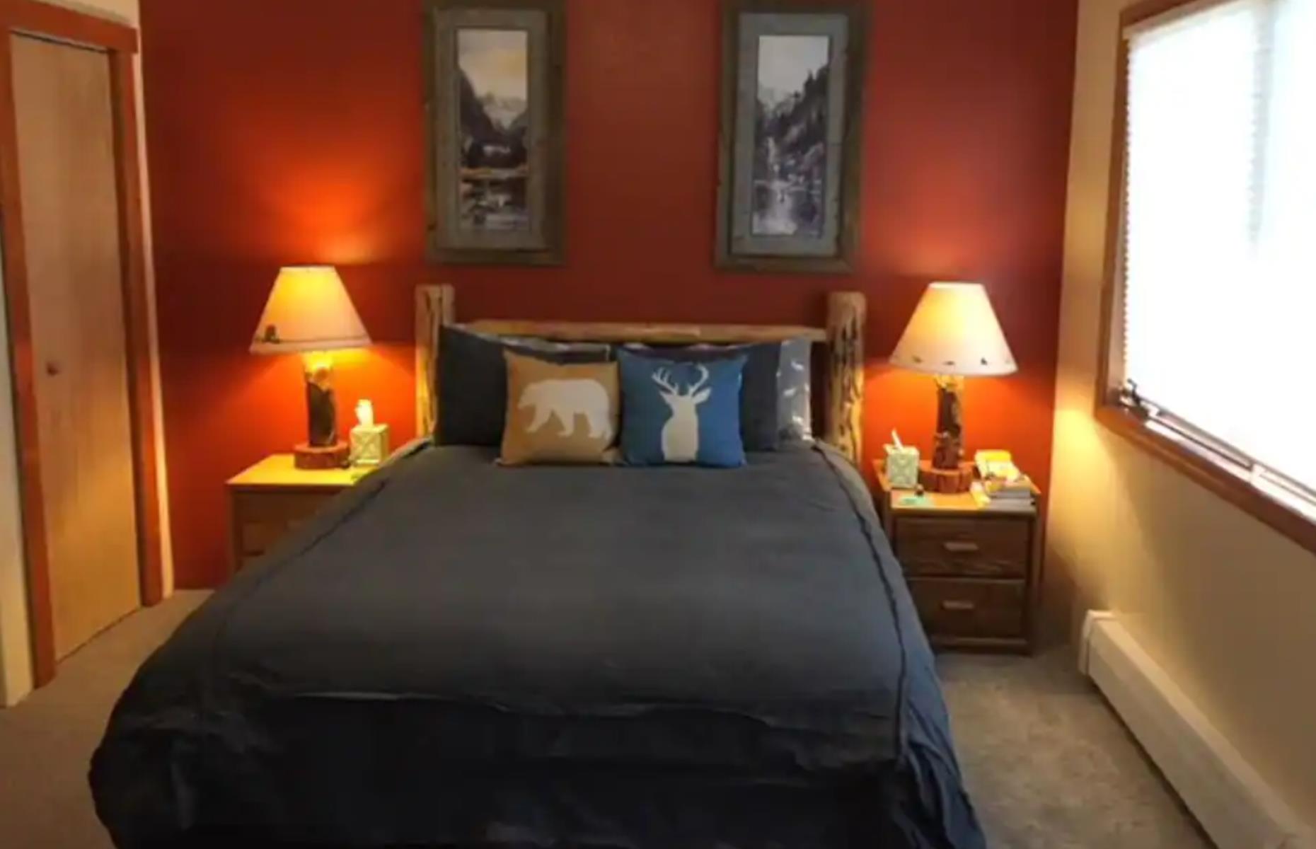 <p>As locations go, this could hardly be any better. The <a href="https://www.airbnb.co.uk/rooms/4041538/">private bedroom</a>, sleeping two, is at the base of the Snow King ski area, within walking distance of downtown Jackson with its brewpubs, cafés and restaurants and a short drive from Grand Teton National Park. So guests can have the best of all worlds for around $91 a night. The cozy suite has a private bathroom, a microwave and mini-refrigerator, and the hosts provide tea, coffee and snacks.</p>  <p><a href="https://www.loveexploring.com/gallerylist/66286/the-best-bed-and-breakfast-in-every-us-state-and-dc"><strong>Now check out the best B&B in every state and DC</strong></a></p>