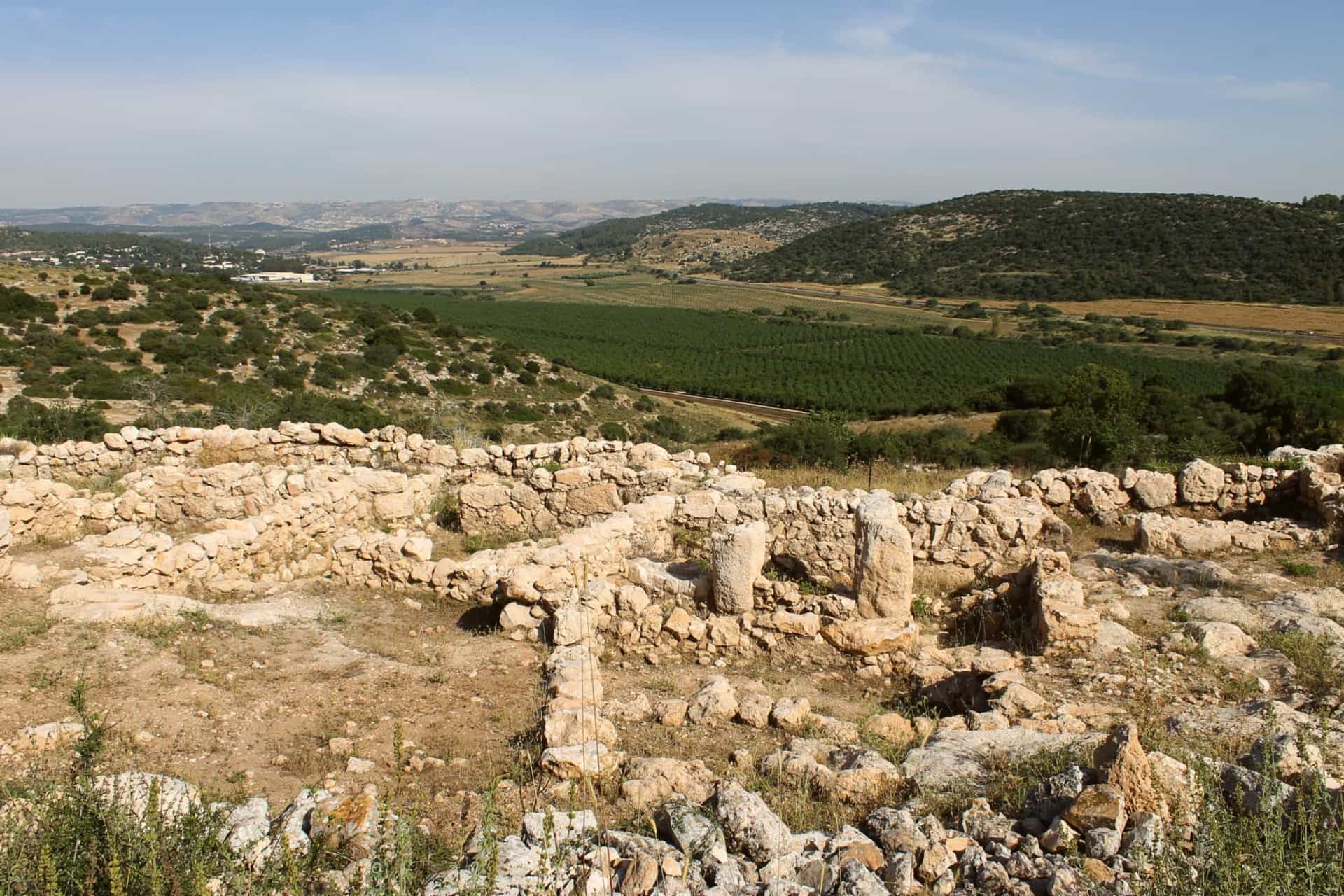 <p>Tucked under the lower hills of Judea in southern Israel is the Valley of Elah. It's here that Goliath, a colossal figure mentioned in the Book of Samuel, was slain in single combat by the diminutive David using just a slingshot.</p>