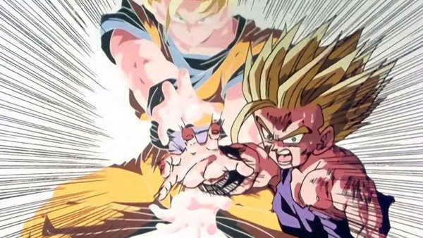 Así es la fusión entre Gohan y Goku en el arco de Majin Buu que jamás vimos  en Dragon Ball Z