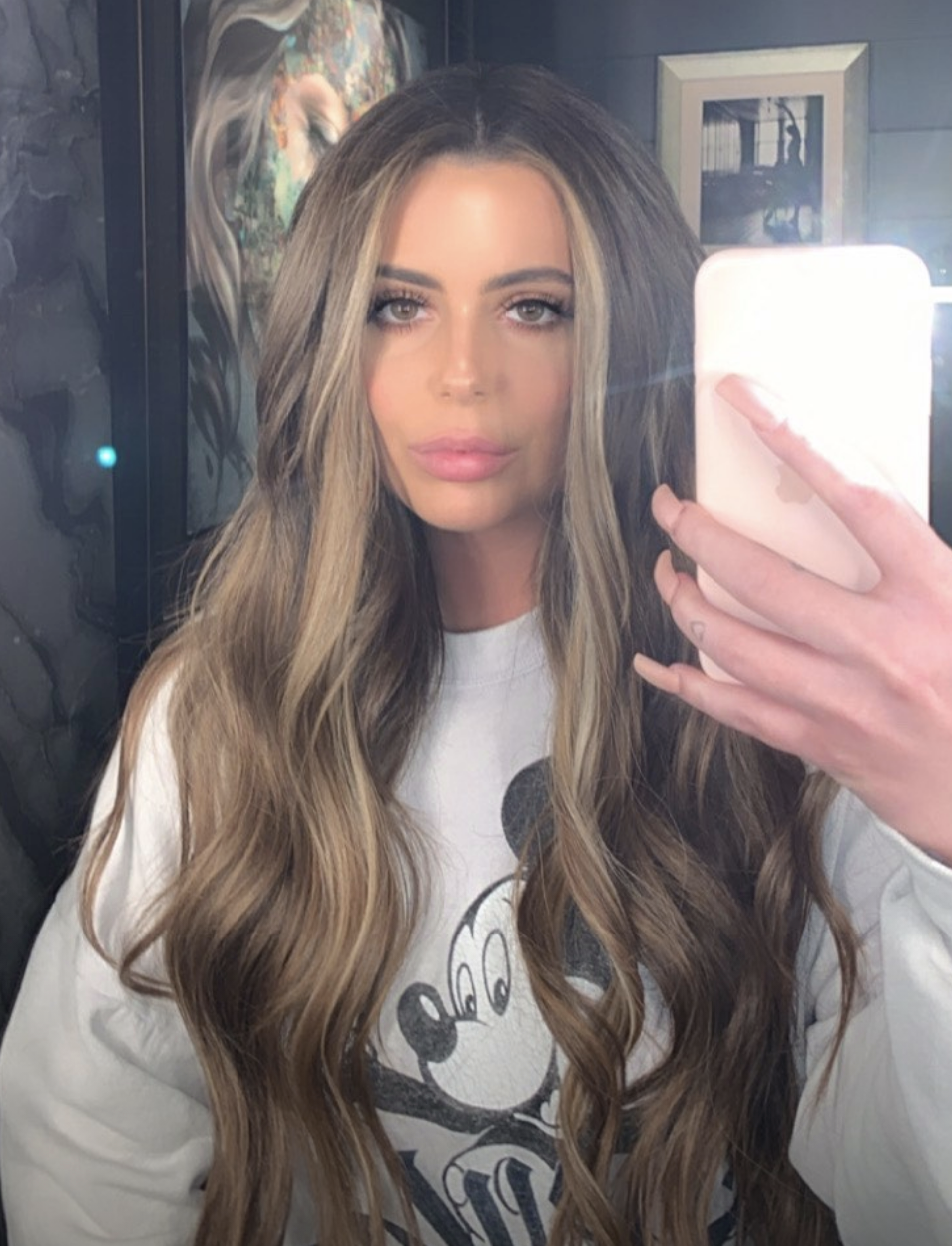 <p>Brielle Biermann posted this selfie on her Instagram Story on Jan. 6, 2020, after she'd started getting injections to <a href="https://www.wonderwall.com/news/brielle-biermann-has-new-look-after-dissolving-her-lip-fillers-3021945.article">dissolve her lip fillers</a>, and her pout already looked noticeably less plump than usual. A few days earlier, she shared on Instagram that she wanted to change up her look. "Dissolved my lips yesterday...gonna look like 18 year old Brielle again soon," she captioned an image of her still-puffy lips on her Instagram Story. "2020 new year new me!"</p>