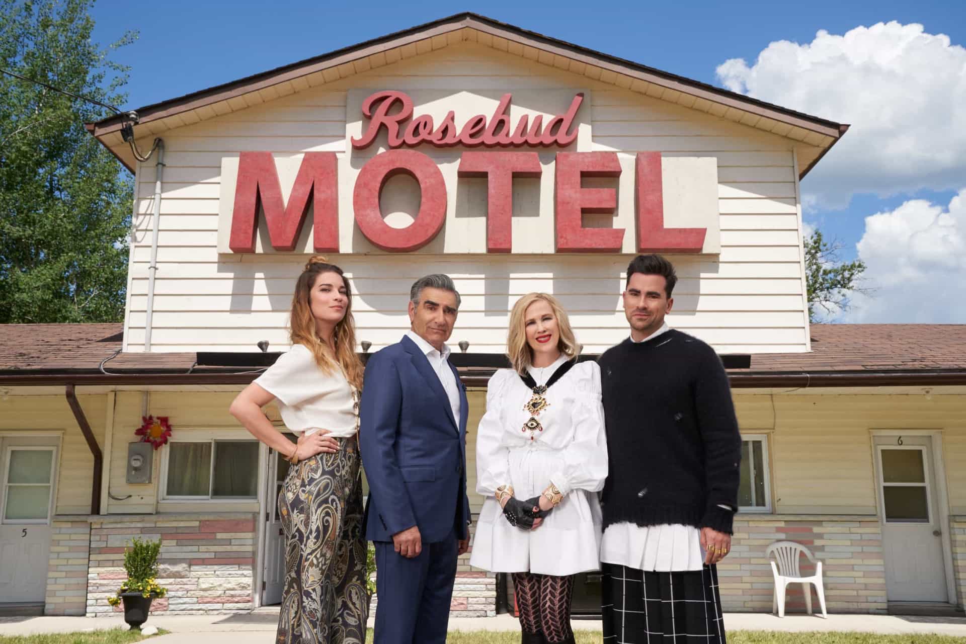 <p>Johnny Rose bought the town of Schitt’s Creek as a joke for his son's birthday, but the Rose family ended up living there after losing their fortune. They're indeed a quirky family in a quirky town.</p>