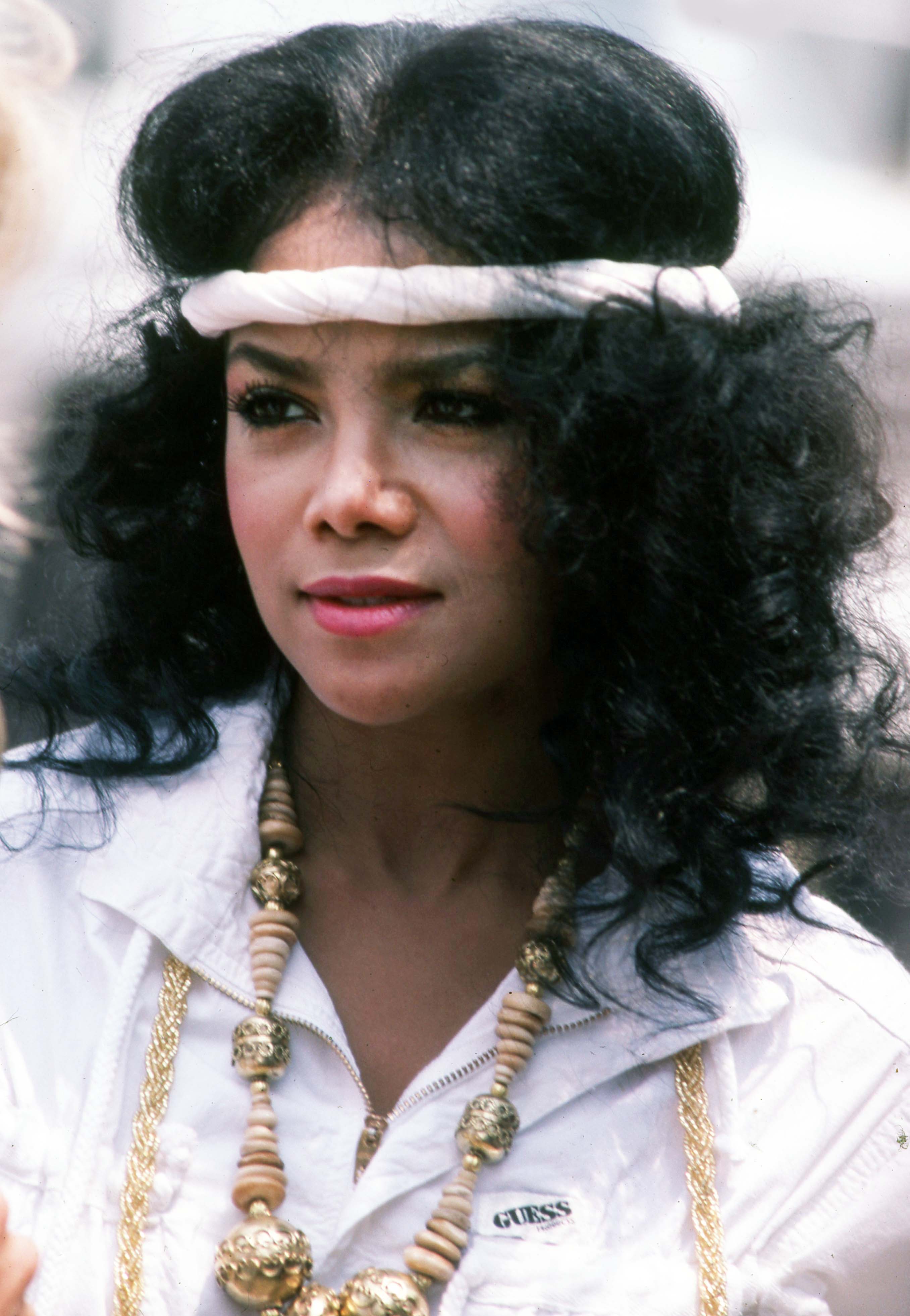<p>La Toya Jackson, who was in her late 20s at the time, looked totally gorgeous -- and years younger! -- in this snap from 1984.</p>