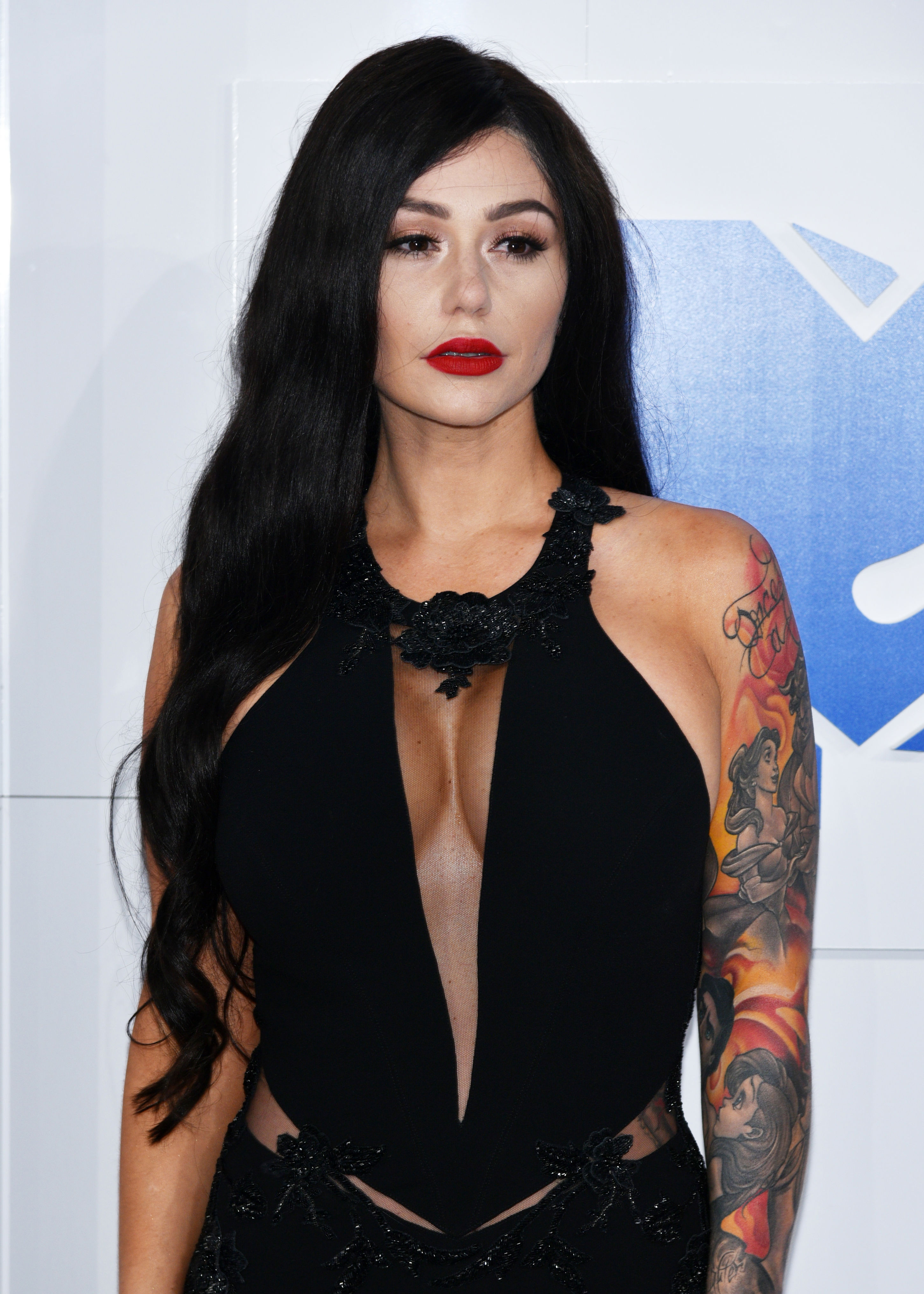 <p>Jenni Farley, who looked dramatically different during the 2016 MTV VMAs, got her second boob job in 2015 after welcoming her first child the year before. But JWoww denies she'd had any work done to her face, attributing the changes in her looks to makeup, weight loss and tans.</p>