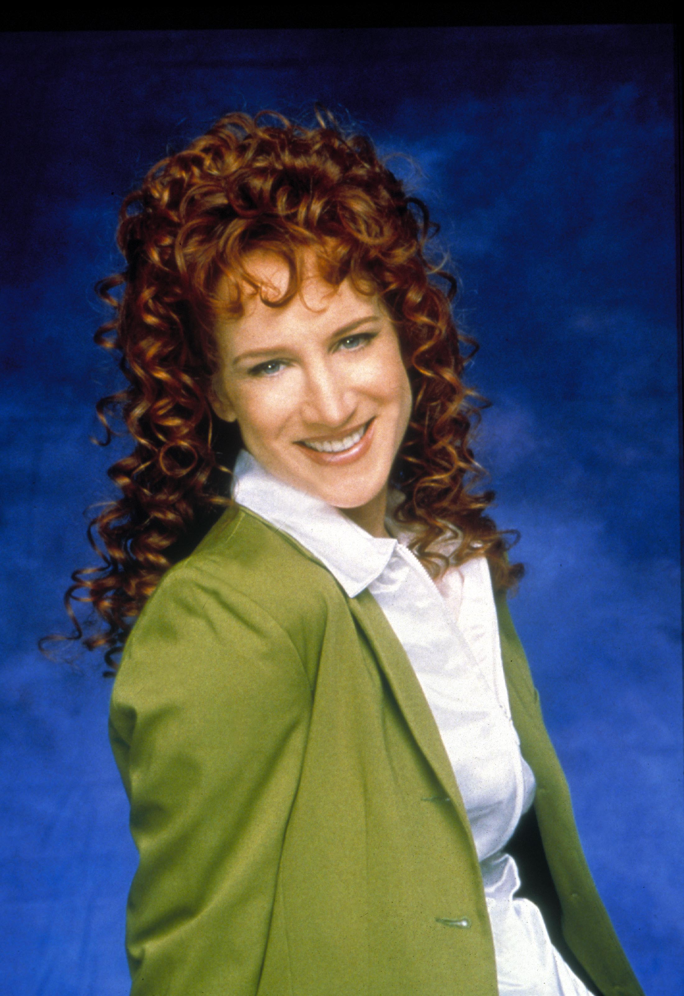 <p>Can you believe this plucky redhead is a young <a href="https://www.wonderwall.com/celebrity/profiles/overview/kathy-griffin-681.article">Kathy Griffin</a>? She's clearly had some work done since this promotional photo for NBC's "Suddenly Susan" was snapped in the late '90s.</p>