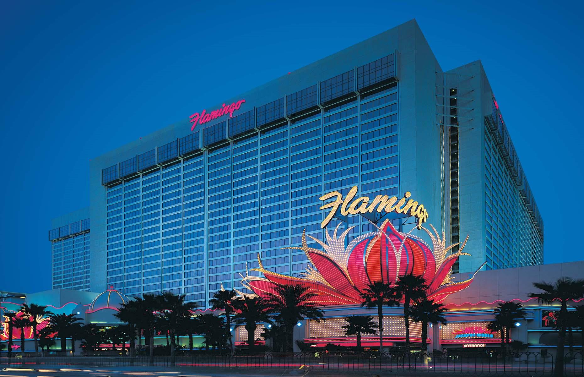 <p>The iconic 3,545-room Flamingo commands the sky on the corner of Las Vegas Boulevard and Flamingo Road and is the oldest resort still operating on the Strip. The hotel first opened in 1946 with just 105 rooms and was ran by mobster Bugsby Siegel until his assassination just six months later. The hotel has changed ownership and grown beyond recognition over the decades – it now has an array of dining options, entertainment, a wildlife habitat and a 15-acre Caribbean-style water playground.</p>  <p><a href="https://www.loveexploring.com/galleries/99342/sin-city-secrets-the-incredible-story-of-las-vegas?page=1"><strong>Read more about the history of Sin City</strong></a></p>