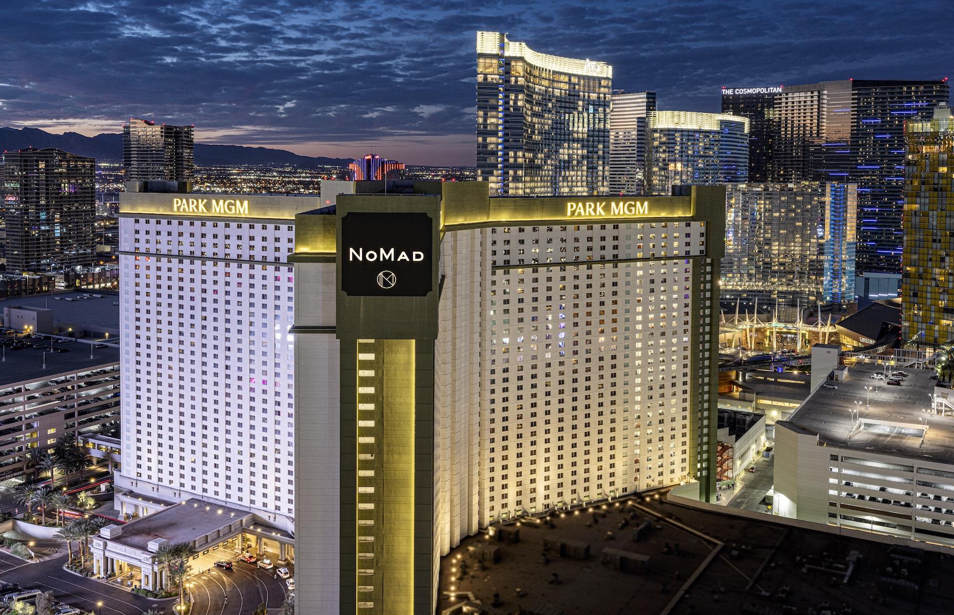 <p>Between them, Park MGM and NoMad Las Vegas have a total of 2,993 guest rooms and suites. Described as “two distinct luxury hotel experiences under one roof”, the two hotels opened in 2019 after a $550 million remodeling and rebranding of the former Monte Carlo Hotel by MGM Resorts International. Park MGM hosts the largest outpost of the Italian food market concept Eataly and it also boasted the first smoke-free casino on the Las Vegas Strip. Meanwhile, NoMad is all about offering guests a smaller, more boutique luxury experience. </p>