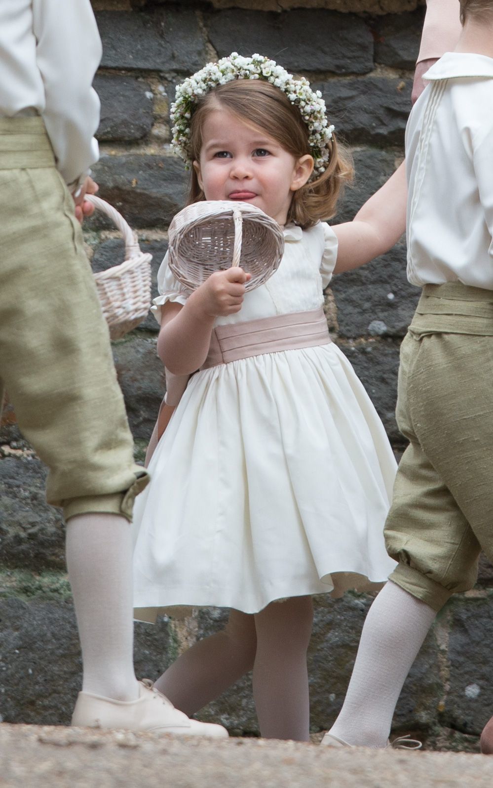 <p>Little bridesmaid Princess Charlotte rocked a flower crown at aunt <a href="https://www.wonderwall.com/celebrity/profiles/overview/pippa-middleton-1381.article">Pippa Middleton</a>'s <a href="https://www.wonderwall.com/celebrity/photos/pippa-middleton-marries-james-matthews-best-photos-their-wedding-day-3006704.gallery">wedding</a> at St. Mark's Church in Englefield, England, on May 20, 2017.</p>