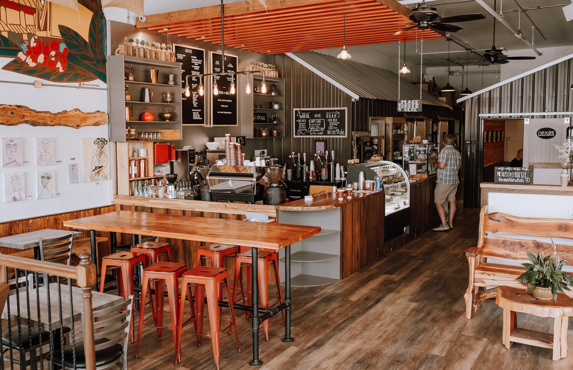 <p><a href="https://www.nexuscoffeear.com/">This coffee hub</a> in Little Rock is where all the city's creatives go to network, get work done or refuel after a day at the laptop. Dogs are allowed here, while humans can enjoy <a href="https://www.yelp.com/biz/nexus-coffee-and-creative-little-rock">exceptionally good</a> coffee, as well as pastries, cakes and cold brew for those warm summer days. Come by for brunch and look out for the fluffy shop dog too. </p>