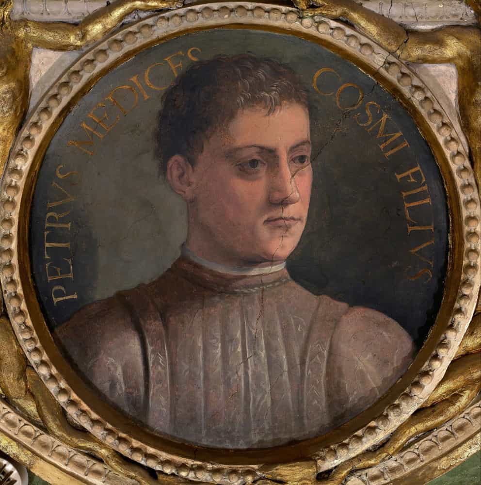 <p>Piero di Cosimo de’ Medici was de facto ruler of Florence from 1464 to 1469, during the Italian Renaissance, but he's best remembered for suffering from gout. It's said he often had to work from his bedroom. That earned him the nickname of<em> il Gottoso</em>, or The Gouty.</p>