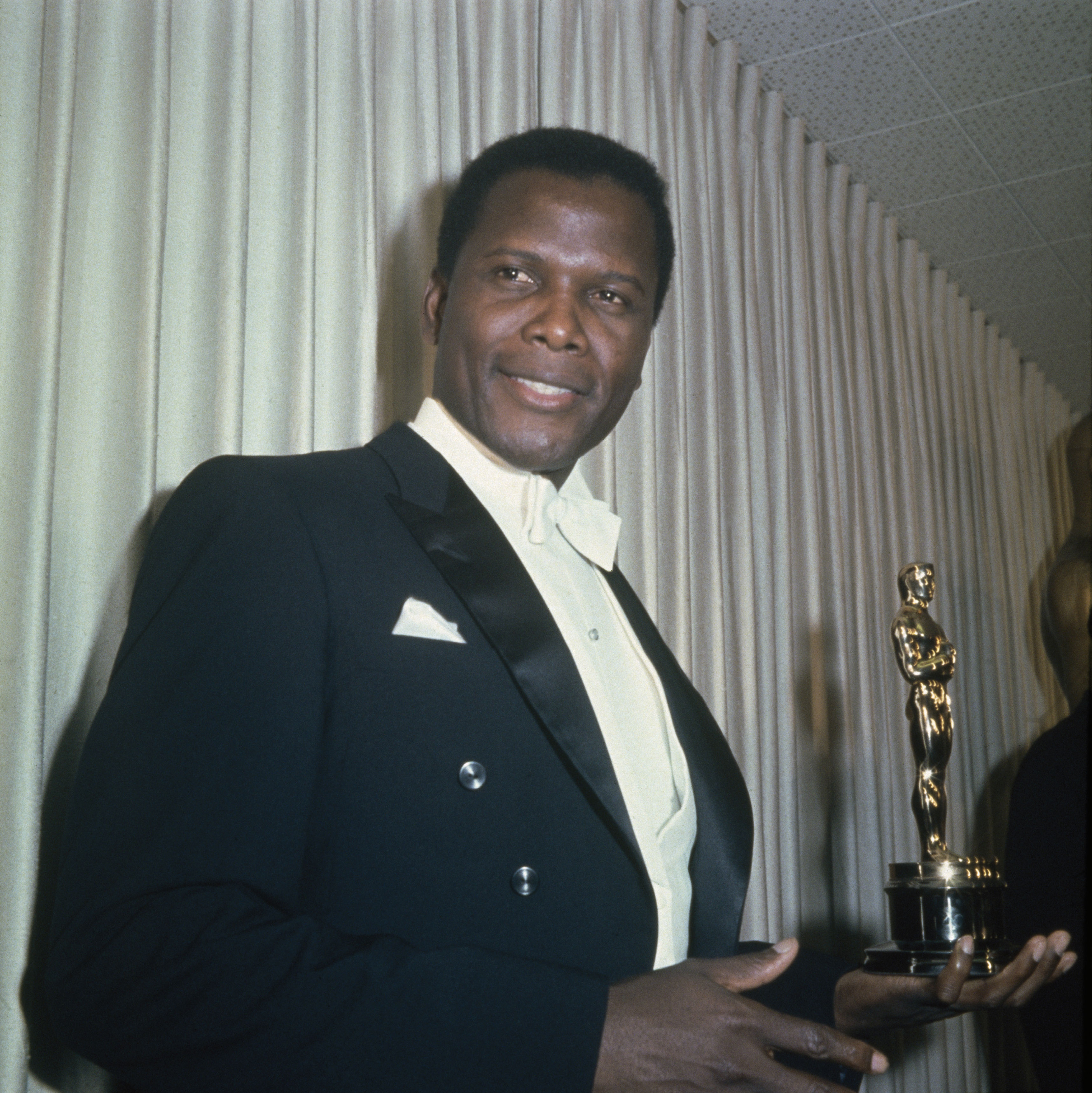 <p>Sidney Poitier became the first Black performer to win an Academy Award for best actor when he took home the prize for his work in "Lilies of the Field" in 1964.</p>