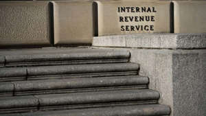 IRS headquarters in Washington, D.C., Feb. 25, 2022. Al Drago/Bloomberg via Getty Images
