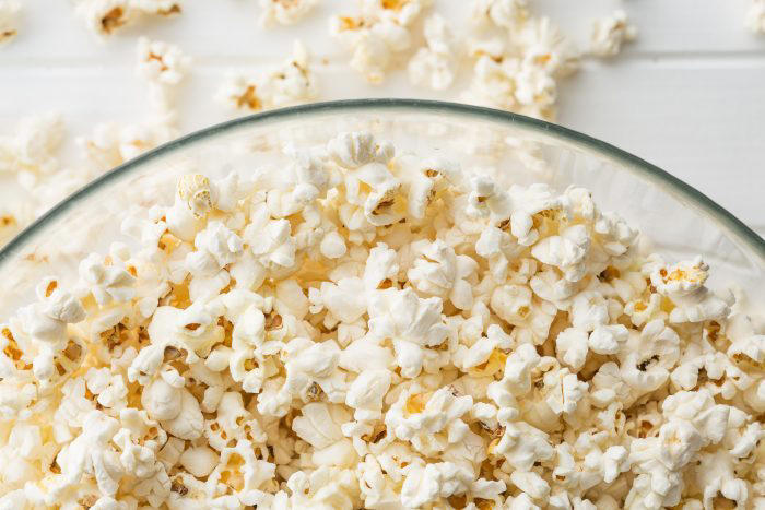 The salty popcorn.