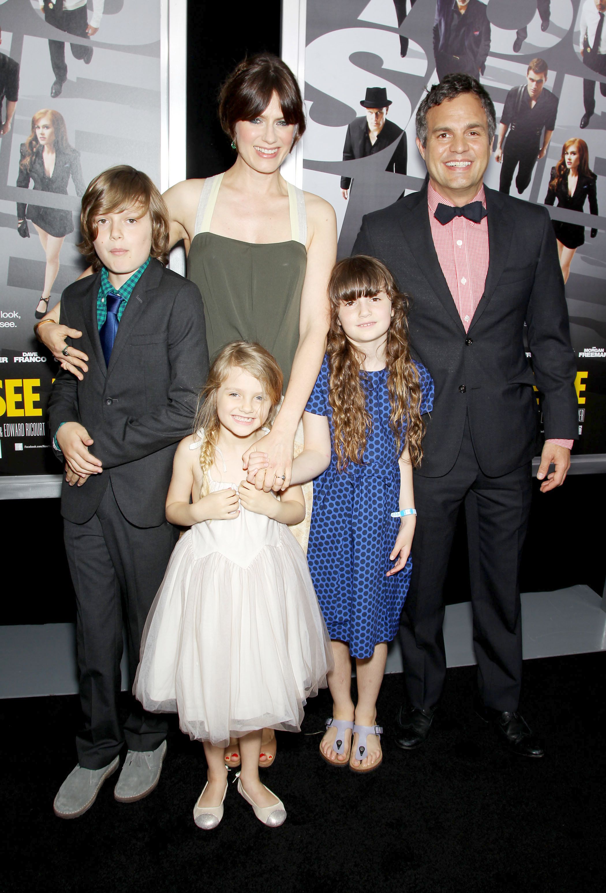 <p>Mark Ruffalo and wife Sunrise Coigney brought their three children -- son Keen (then 11) and daughters Odette (then 5) and Bella (then 8) -- to the Marvel star's "Now You See Me" film premiere in New York City on May 21, 2013. Keep reading to see Bella at 16 at another one of her dad's movie premieres...</p>