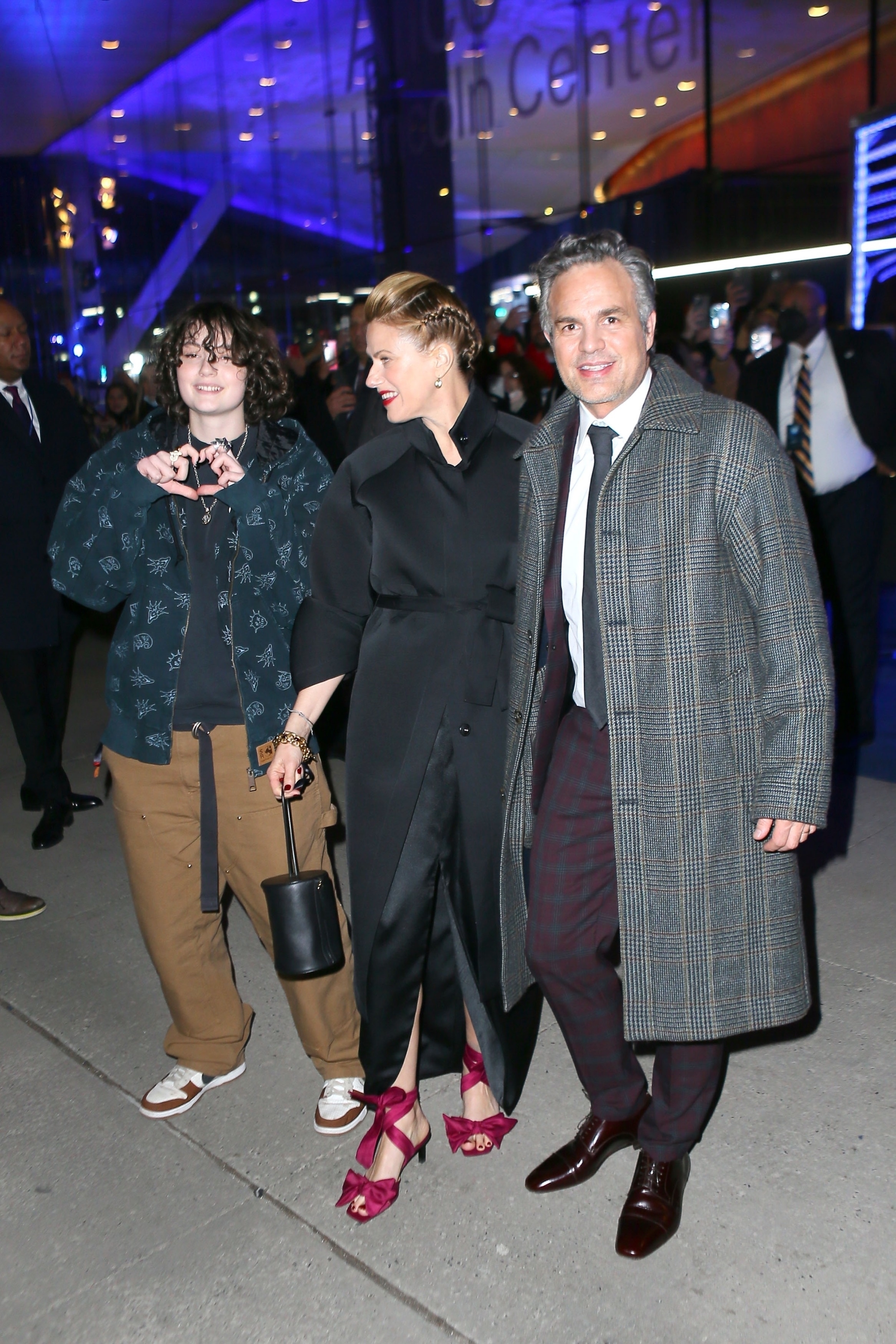 <p>Mark Ruffalo and wife Sunrise Coigney brought daughter Bella (who was born in 2005) to the premiere of his film "The Adam Project" in New York City on Feb. 28, 2022.</p>