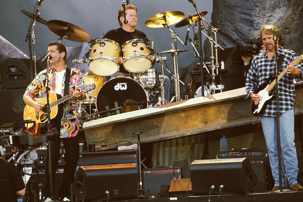 <p>Each of the band members went on to launch solo careers before appearing on Travis Tritt's "Take It Easy" cover in 1993. Fans were stunned when, just a few months later, the Eagles announced a reunion and the "<a href="https://www.rollingstone.com/music/music-album-reviews/hell-freezes-over-182989/">Hell Freezes Over Tour</a>." Unfortunately, tensions between members Glenn Frey and Don Felder hadn't calmed down over the last 13 years and Felder was fired in 2001.</p><p><b>Related:</b> <a href="https://blog.cheapism.com/song-about-places/">22 Locations From Famous Songs That You Can Actually Visit</a> </p>