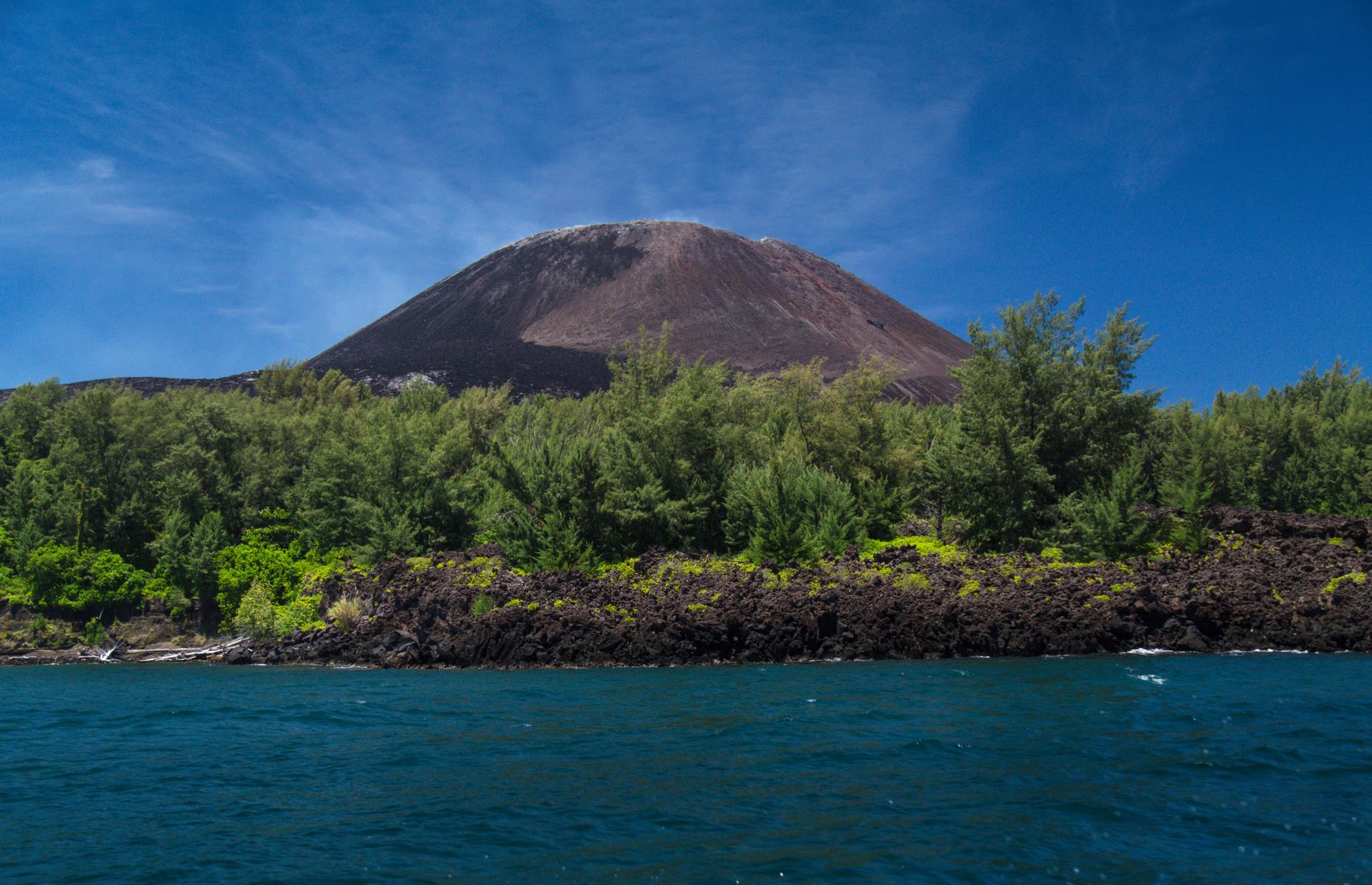 <p>Though the volcano was uninhabited, its collapse beneath the water triggered a series of tsunamis that killed around 36,000 people in nearby Java and Sumatra. It erupted from the seafloor in 1928, forming an island known as Anak Krakatau or ‘Child of Krakatoa’ (pictured), and sporadic activity since has seen the volcano grow once again to around 1,000 feet (330m) above sea level. The volcanic islands are part of Ujung Kulon National Park, and people can usually visit on tours.</p>  <p><a href="https://www.loveexploring.com/galleries/75464/the-most-dangerous-beaches-in-the-world?page=1"><strong>These are the most dangerous beaches in the world</strong></a></p>