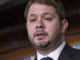 In this April 13, 2018 file photo, Rep. Ruben Gallego, D-Ariz., speaks at a news conference to criticize President Donald Trump for his threatened strikes in Syria on Capitol Hill in Washington.