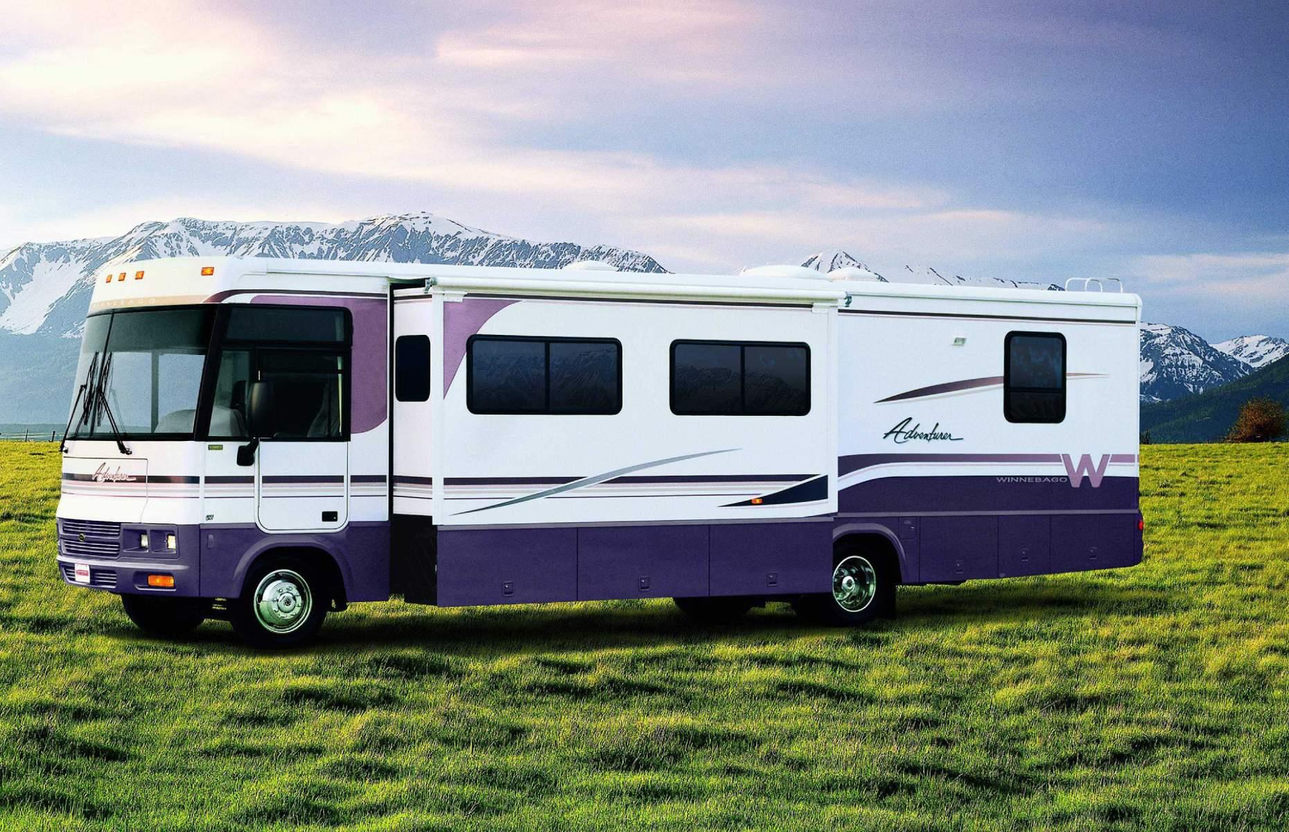 The Winnebago Adventurer, pictured, became increasingly popular throughout the 2000s and was the top-selling motorhome by 2012, according to data from Statistical Surveys. The Class A gas-powered RV had spacious and comfortable interiors, a well-equipped kitchen and ample storage space, making it a great choice for many families.