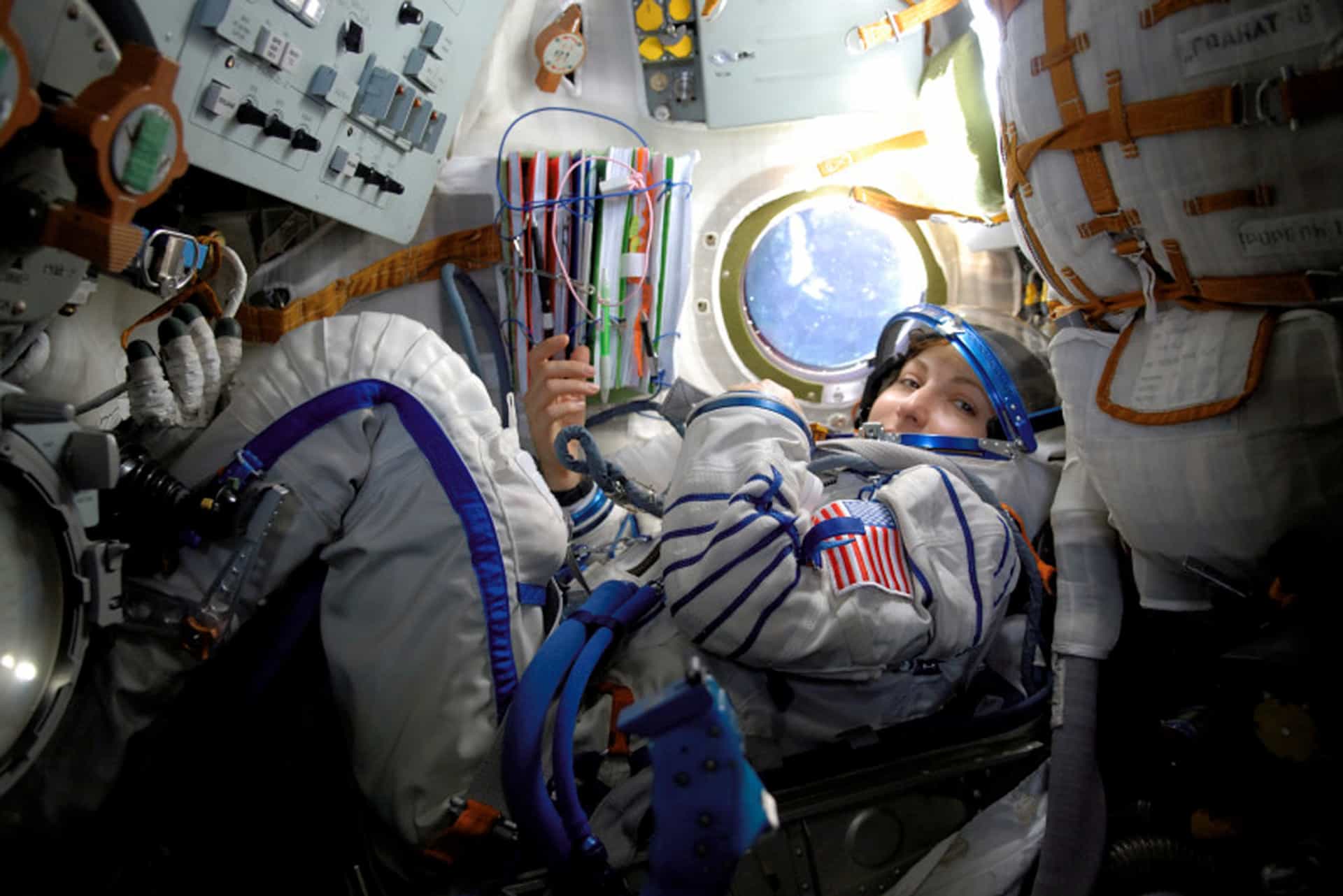 A rare look into the daily lives of astronauts in space