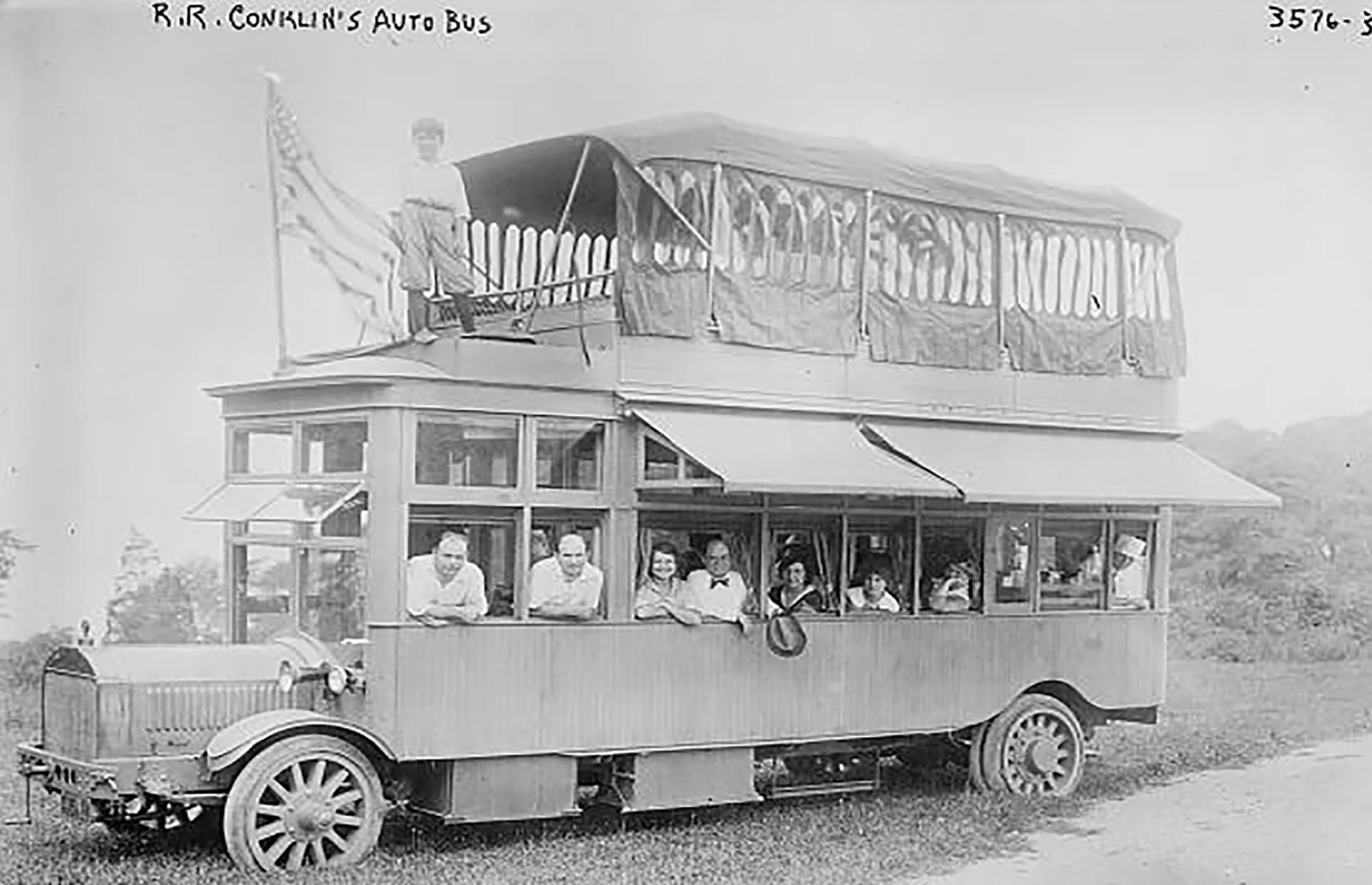 <p>You might be surprised to learn that the world’s first recreational vehicle, or RV, was invented back in 1915. The 25-foot (7.6m) long automobile was created by Roland Conklin’s Gas-Electric Motor Bus Company and dubbed the Gypsy Van. It was kitted out with a kitchen, sleeping berths, folding tables, various small appliances, a generator and lighting. It was used by the Conklin family to travel from Huntington, New York to San Francisco, California on a journey that captured the attention of national media. </p>  <p><a href="https://www.loveexploring.com/gallerylist/131025/the-amazing-history-of-rving-in-america"><strong>Now discover the fascinating history of RV-ing in America</strong></a></p>