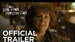 Now on Digital: http://bit.ly/CYEFM-digital
Now on DVD : http://bit.ly/CYEFM-DVD
Melissa McCarthy stars in the adaptation of the memoir CAN YOU EVER FORGIVE ME?, the true story of best-selling celebrity biographer (and friend to cats) Lee Israel (Melissa McCarthy) who made her living in the 1970’s and 80’s profiling the likes of Katharine Hepburn, Tallulah Bankhead, Estee Lauder and journalist Dorothy Kilgallen.  When Lee is no longer able to get published because she has fallen out of step with current tastes, she turns her art form to deception, abetted by her loyal friend Jack (Richard E. Grant).

Directed by: Marielle Heller

Cast: Melissa McCarthy, Richard E. Grant

Connect with Fox Searchlight Online
Visit the Fox Searchlight WEBSITE: http://foxsearchlight.com/
Like Fox Searchlight on FACEBOOK: https://www.facebook.com/foxsearchlight
Follow Fox Searchlight on TWITTER: https://twitter.com/foxsearchlight


CAN YOU EVER FORGIVE ME? | Official Trailer [HD] | FOX Searchlight
https://www.youtube.com/user/FoxSearchlight