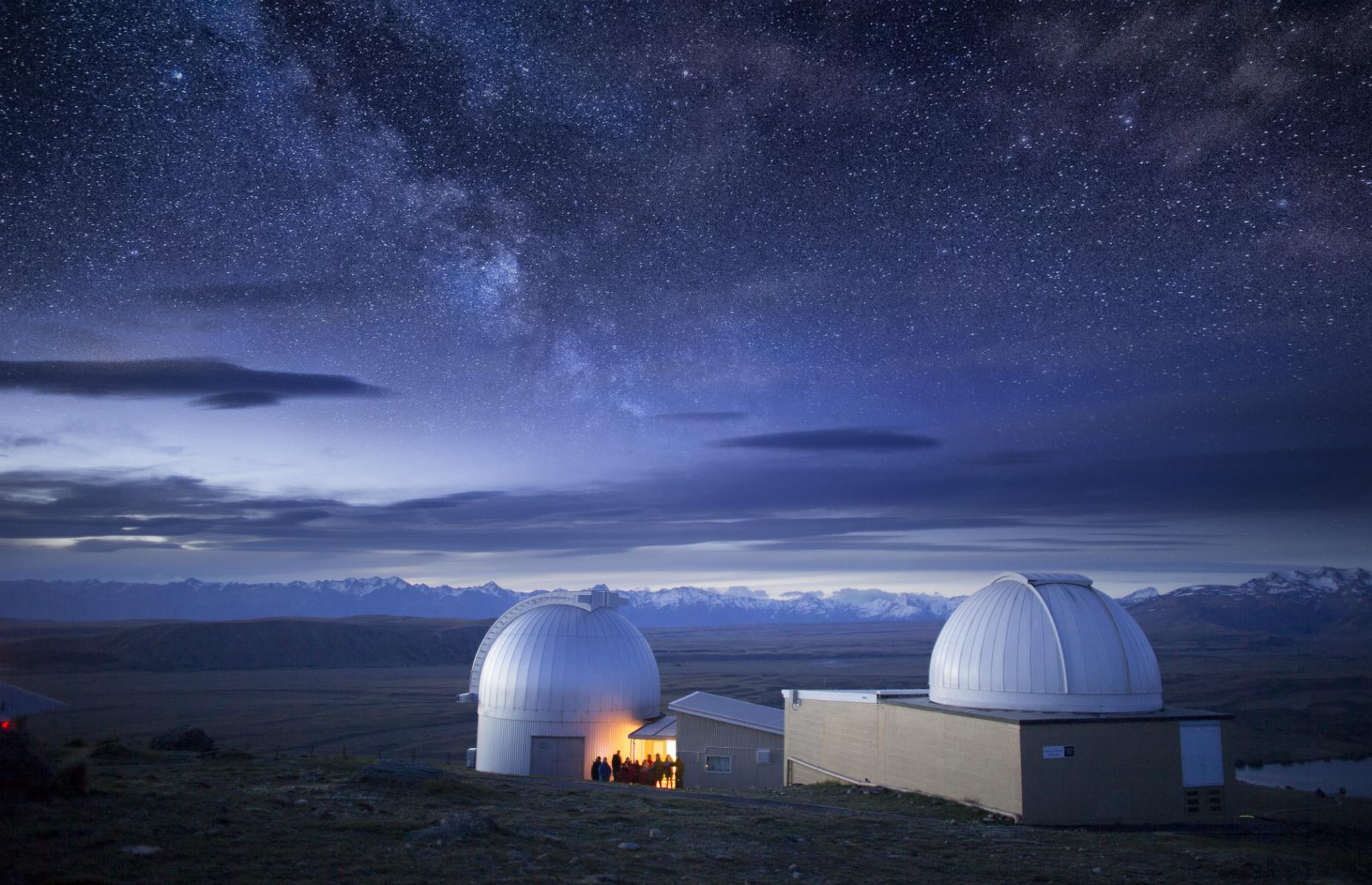 <p>For an invigorated sense of wonder at the galaxy, enjoy a night-time visit to the <a href="https://www.darkskyreserve.org.nz/">Aoraki-Mackenzie Dark-Sky Reserve</a>, which includes Canterbury University’s Mount John Observatory (pictured) above Lake Tekapo, or travel to the southernmost Dark Sky Sanctuary in the world on <a href="https://www.stewartisland.co.nz/dark-sky-sanctuary/">Stewart Island/Rakiura</a>. It's a truly magical experience.</p>
