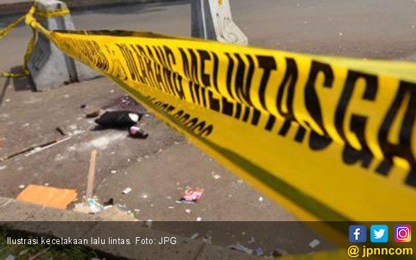 6 Penumpang Meninggal Dunia Dalam Kecelakaan Bus Di Tol Jakarta-Cikampek