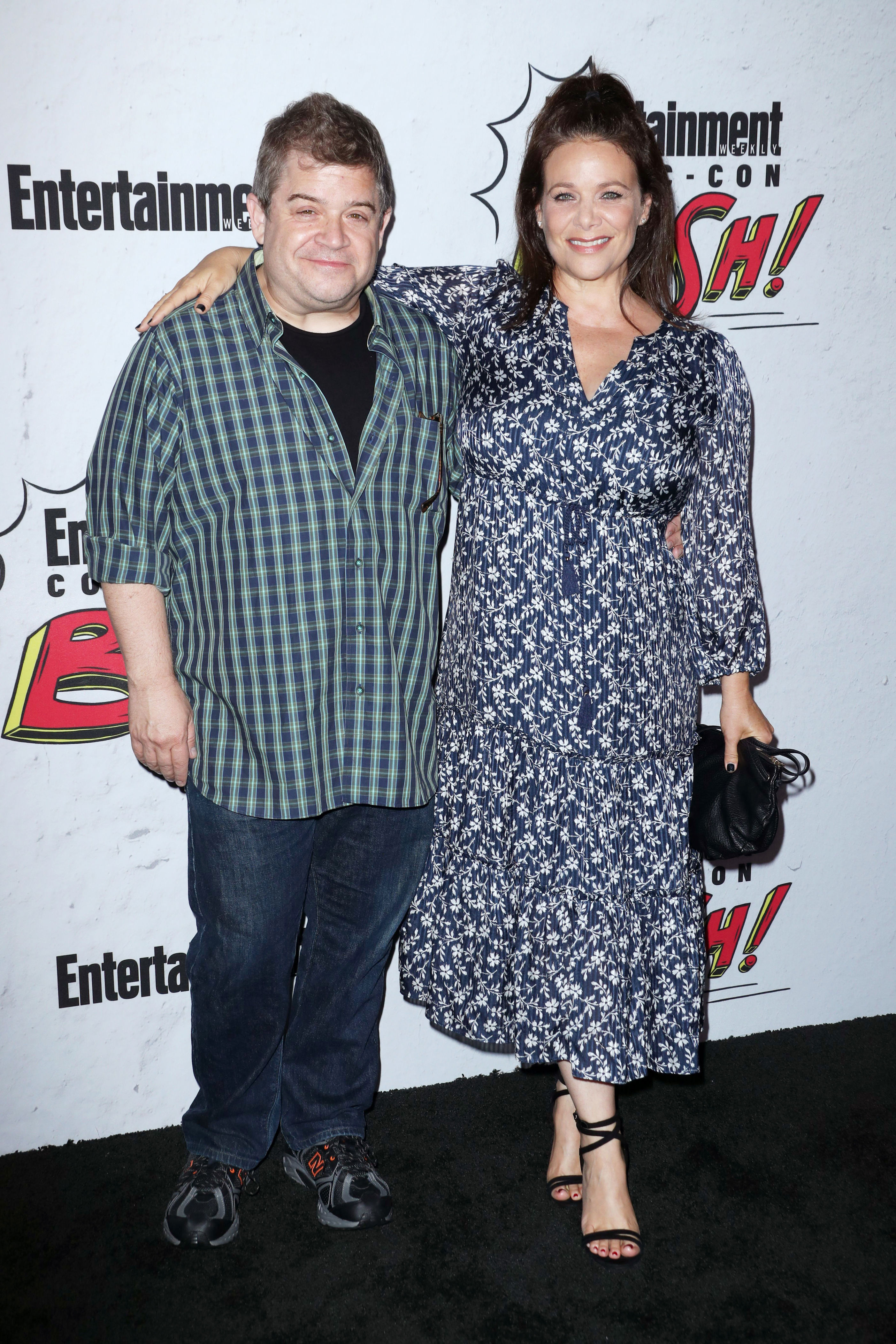 <p>Like many people, comedian Patton Oswalt and actress Meredith Salenger met over social media -- though they had a little help from a famous friend. "We met online... We met because we have a mutual friend, the actress Martha Plimpton, and she threw a dinner party and she invited both of us, neither of us knew each other, we'd never met, and at the last minute I couldn't go because of some travel stuff and so the next day -- we have all these mutual friends on Facebook -- Meredith sent me a message saying, 'You missed some amazing lasagna last night, dude.' That was on Feb. 28 [when] we started talking," Patton recalled during a November 2017 appearance on "Jimmy Kimmel Live!" "We didn't meet face to face until May 20." Patton -- whose first wife, crime writer Michelle McNamara, unexpectedly died in April 2016 -- explained how he fell for Meredith long before they actually met. "It was very Victorian-like, exchanging-letters kind of romance. Like every night we would just write back and forth about everything -- life and politics and books -- we did all of the deep stuff you do after you have the first date. So by the time we met on our first date I was so head over heels." He moved fast after that: Patton <a href="https://www.wonderwall.com/news/icymi-celeb-news-july-2-7-2017-3007733.gallery?photoId=1006107">proposed</a> in July 2017 and the pair <a href="http://www.wonderwall.com/news/patton-oswalt-marries-meredith-salenger-19-months-after-first-wifes-unexpected-death-3010402.article">got married</a> on Nov. 4 at Jim Henson Studios.</p>