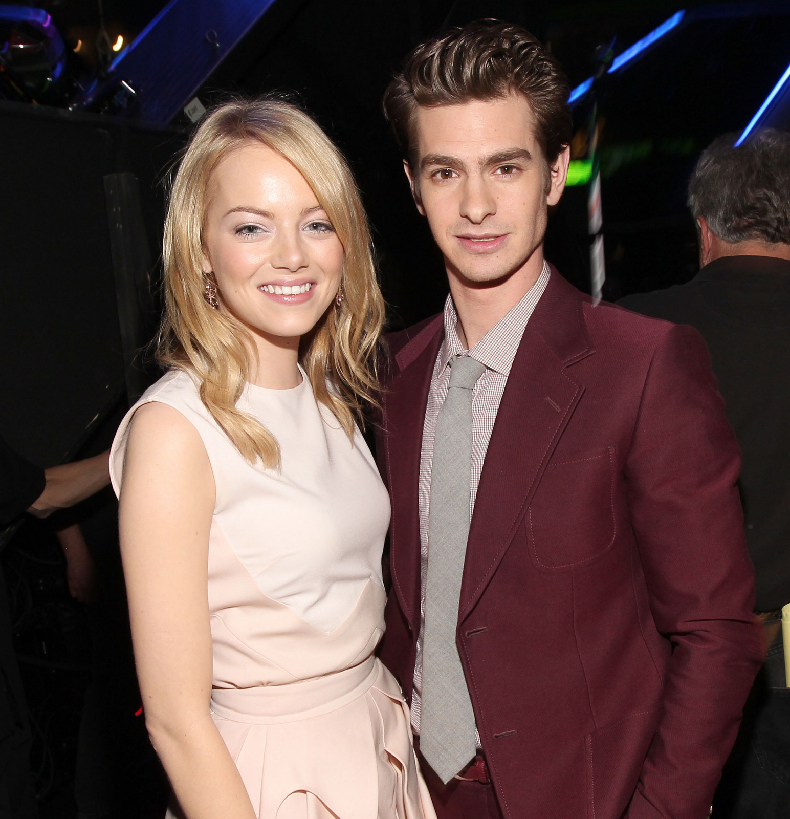 <p>Like so many people, <a href="https://www.wonderwall.com/celebrity/profiles/overview/andrew-garfield-1331.article">Andrew Garfield</a> and <a href="https://www.wonderwall.com/celebrity/profiles/overview/emma-stone-1299.article">Emma Stone</a> met at work. Back in 2012 while promoting their movie, "The Amazing Spider-Man," Andrew revealed to Teen Vogue how he met Emma during the casting process. "It was like I woke up when she came in. She was the last person to screen test, and I was so bored of it by then that I was mucking about," he said. "And then she came in, and it was like diving into whitewater rapids and having no desire to hang on to the side. Throughout shooting, it was wild and exciting. I couldn't help but try to stay with her, keep pace with her, and not let her get away." They split in 2015.</p>