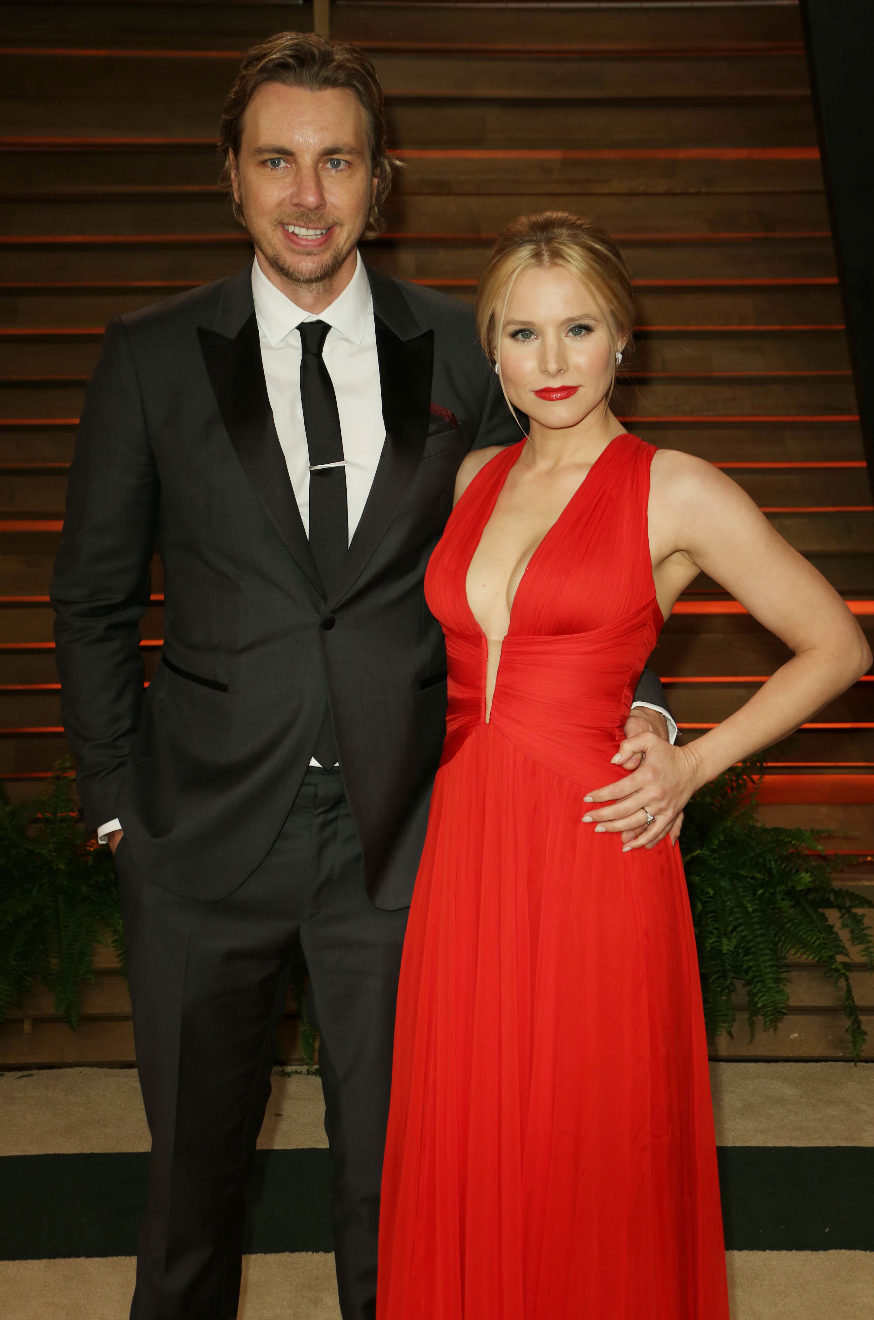 <p>On a November 2019 episode of "<a href="https://www.today.com/video/kristen-bell-remembers-the-first-time-she-met-husband-dax-shepard-73880645593">Sunday TODAY with Willie Geist,</a>" <a href="https://www.wonderwall.com/celebrity/profiles/overview/kristen-bell-561.article">Kristen Bell</a> made it clear that <a href="https://www.wonderwall.com/news/kristen-bell-recalls-no-sparks-first-time-she-met-dax-shepard-3021667.article">it wasn't exactly love at first sight</a> when she first met her now-husband, <a href="https://www.wonderwall.com/celebrity/profiles/overview/dax-shepard-1469.article">Dax Shepard</a>, at a birthday dinner for "Forgetting Sarah Marshall" producer Shauna Robertson in 2007. "I had just gotten out of a long-term relationship like two months prior, and in retrospect, I realize he had just gotten out of a long relationship. … The only thing that I remember is that he talked so much. I was like, 'This guy can talk!'" she recalled. "I didn't know who he was. I'm like, 'Maybe is that one of the guys from 'Jacka**' or something?' … He remembers, 'You were telling a really intense story about a deal you had gotten at Target,' and I was like, 'That sounds like it's on brand.' And then we left. There were no sparks whatsoever. None." Two weeks later, they met again at a hockey game and "started to flirt." The following day, he texted her. Dished the actress, "I get a text that says, 'Hi, my name is Dax. I violated your privacy and got your number from Shauna. How do you feel about that?' And I was like, 'Excuse me? You sound stimulating.' … He's so bold, and that was my kind of person. I was like, 'OK, starting it off with a really good joke that makes me feel, like, butterflies." Added the "Frozen" star, "I fell in love with him way before he fell in love with me."</p>
