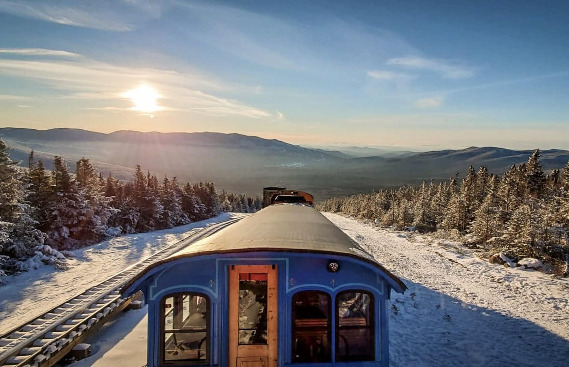 Although it’s only a 3.5-mile (5.6km) journey, the train chugs by at a leisurely pace and plenty of time is allowed for soaking in the 360-degree views at the top, so the round trip takes around three hours. If the weather’s clear, travelers can see five states from this vantage point, as well as Canada and the Atlantic Ocean. Tickets start at around $99 per person, with two daily departures at 8.30am and 3pm from May to October.