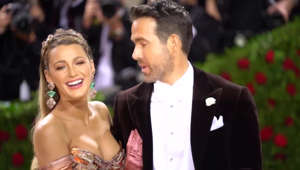 Met Gala 2022: Blake Lively poses with Ryan Reynolds