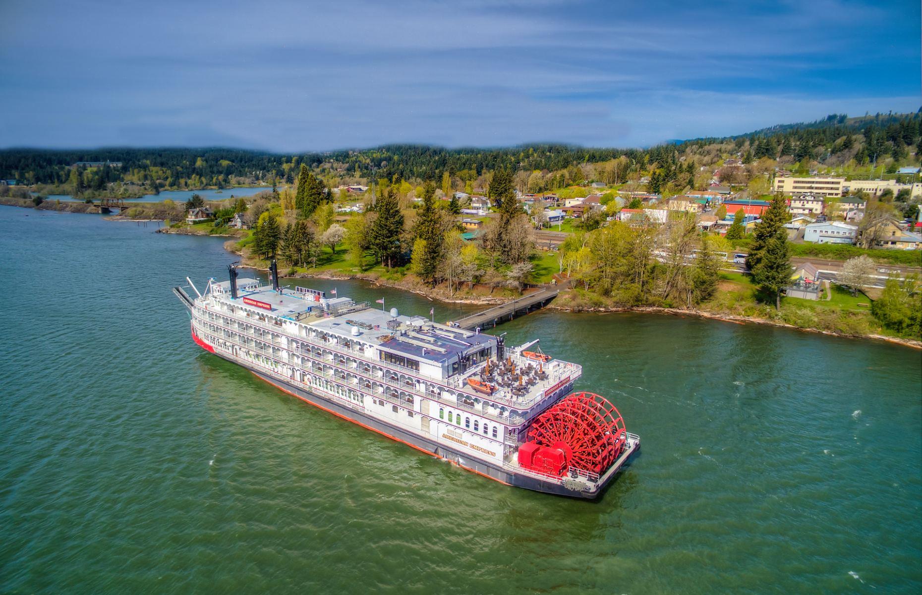 <p>A brilliant cruise for history fans, this 10-day river <a href="https://americansteamboatcruises.co.uk/project/clarkston-to-portland-10-days">Snake River and Columbia River cruise</a> starts in Clarkston and finishes in Vancouver, Washington – the route undertaken by explorers Captain Meriwether Lewis and Lieutenant William Clark in the early 1800s. It’s also a route lined with natural wonders, including Columbia Gorge, which slices through the Cascade Mountains, and Idaho’s Hell’s Canyon, which is deeper than the Grand Canyon and can be explored on a high-speed boat ride. The Columbia River stretch is where you’re most likely to see bison, elk and deer too. </p>