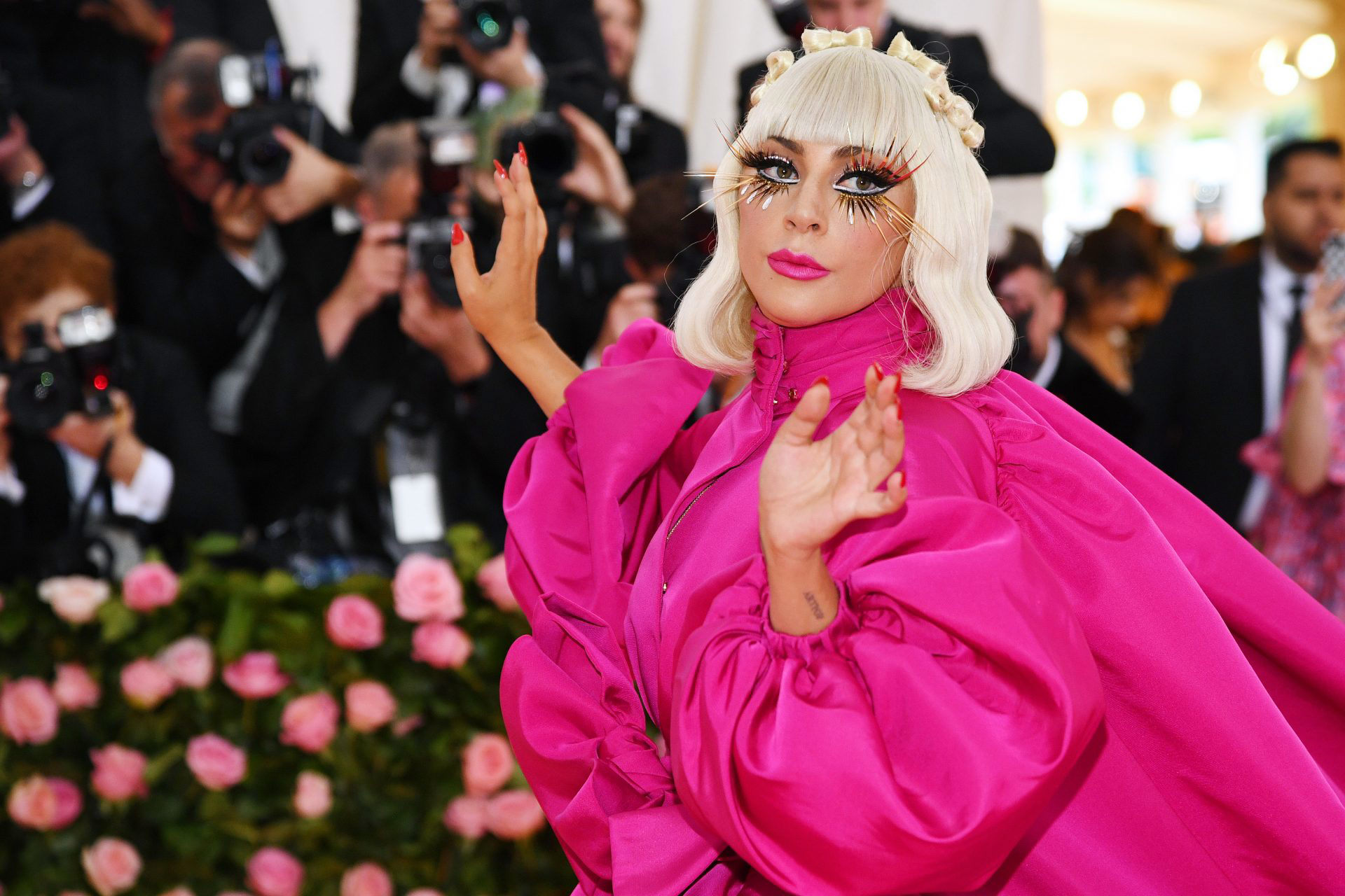 Lady Gaga's Most Memorable Dresses and Blue Hair Styles - wide 6