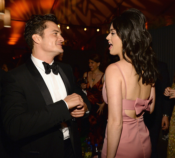 <p>Pop star Katy Perry and actor <a href="https://www.wonderwall.com/celebrity/profiles/overview/orlando-bloom-367.article">Orlando Bloom</a> -- who <a href="https://www.wonderwall.com/celebrity/orlando-blooms-proposal-katy-perry-all-details-3018472.article">popped the question</a> with a <a href="https://www.wonderwall.com/news/katy-perrys-engagement-ring-could-be-worth-6-million-3018464.article#">flower-shaped engagement ring</a> on Valentine's Day in 2019 -- were brought together by an In-N-Out burger. Katy shared the story of their meet-cute on the Feb. 25, 2019, episode of "Jimmy Kimmel Live." "In-N-Out plays a big role in my life. We bonded over an In-N-Out burger about three years [ago] at the [2016] Golden Globes," Katy explained. (They're pictured on that fateful night.) "He stole one off of my table -- I was sitting with <a href="https://www.wonderwall.com/celebrity/profiles/overview/denzel-washington-1078.article">Denzel Washington</a>. He took it and I was like, 'Wait! Who -- oh, you're so hot. Fine, take it.' And then I saw him at a party [later that night] and I was like, 'How are those onions resting on your molars?' He's like, 'I like you.' And then, you know, cut to..." Katy said, holding up her engagement ring. In 2020, they welcomed their first child together, daughter Daisy Dove. </p>