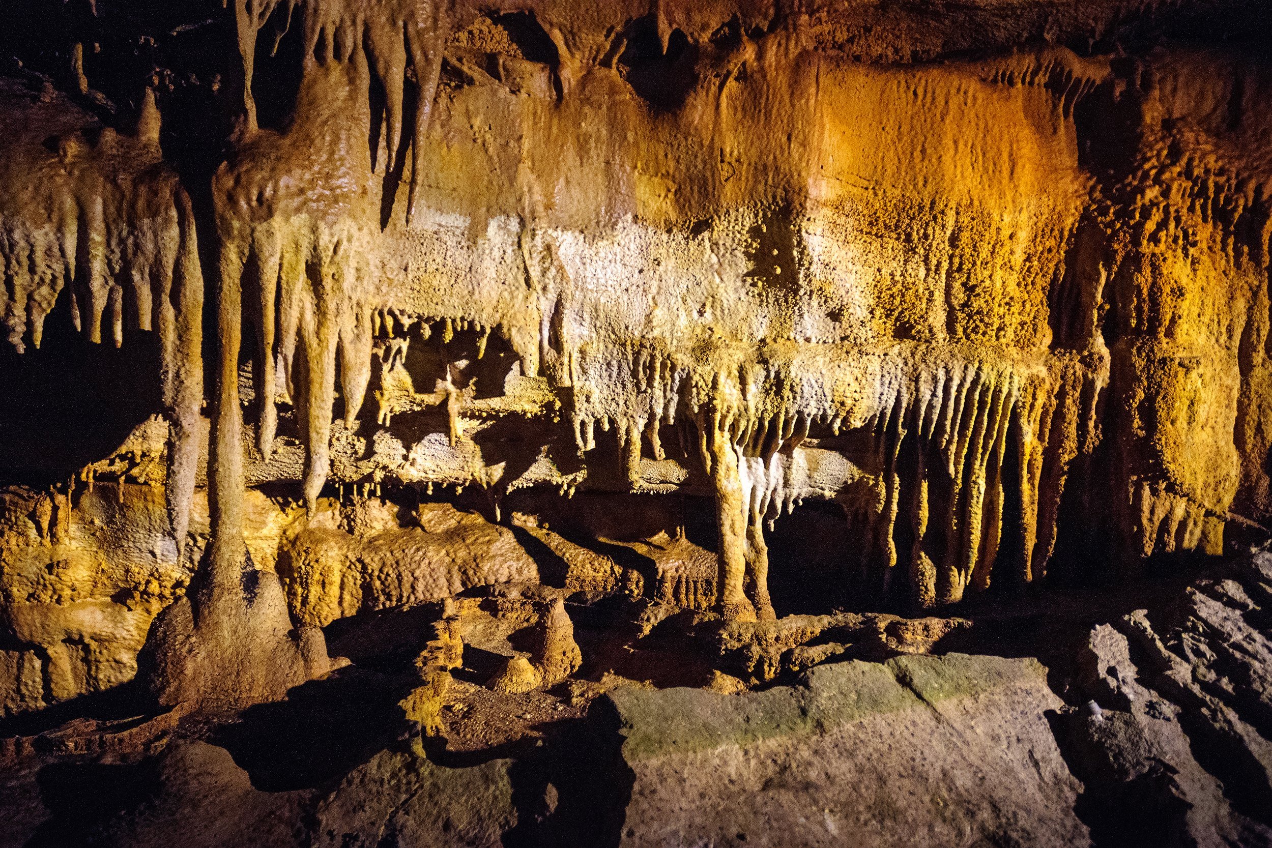 <p>Home of the world's longest known cave system — at least 400 miles — <a href="https://www.nps.gov/maca/index.htm">Mammoth Cave National Park</a> also offers hiking trails and canoeing for those more comfortable with above-ground exploration. To visit the caves, sign up for one of the many ranger-led tours. Tickets range from $4 to $66 each depending on the type of tour and visitors' ages. It’s one of America’s best <a href="https://www.cheapism.com/blog/underground-places-to-visit-13968/">underground spaces to explore</a>.</p>